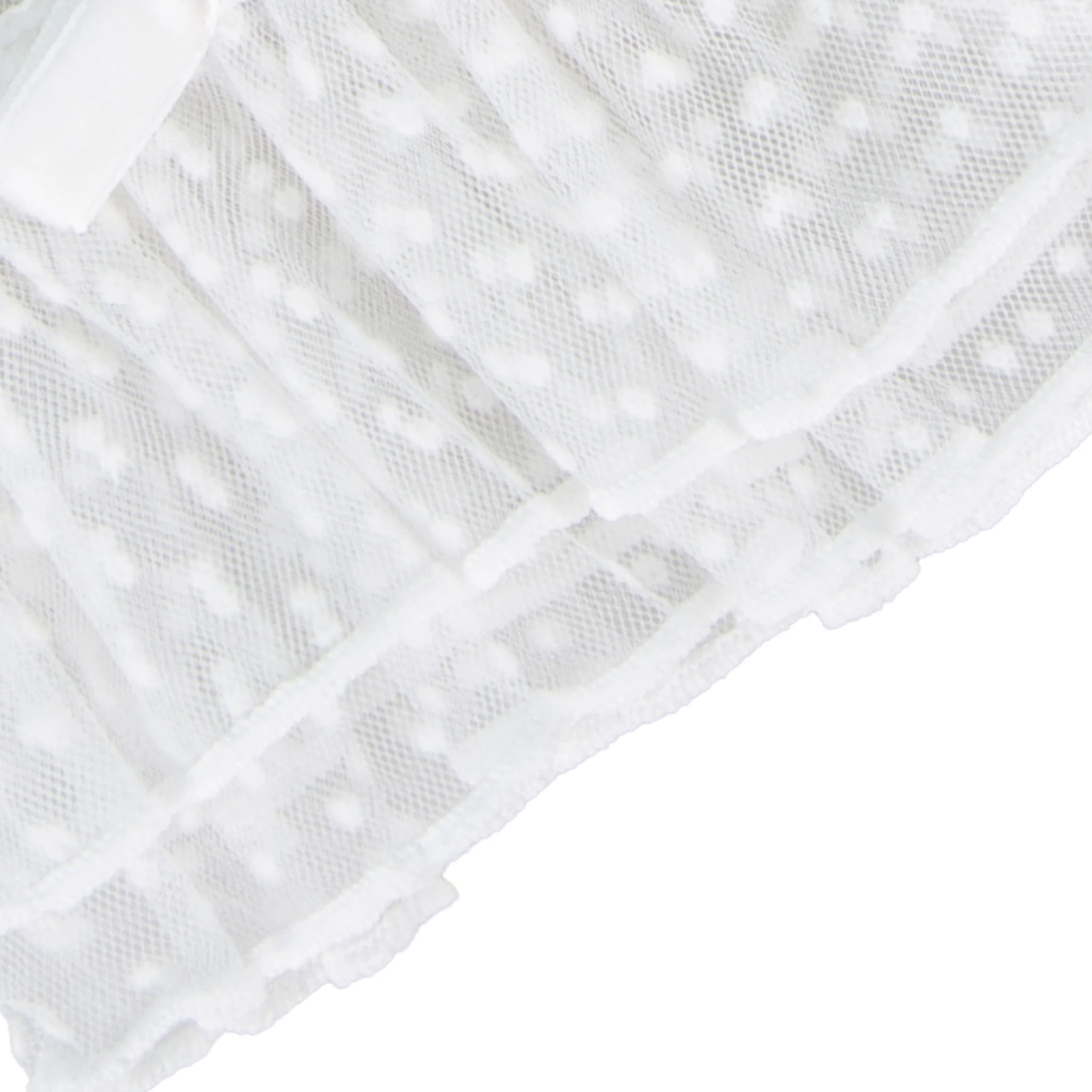 Women’s Spotty Tulle Gloves with Double Cuff and Bow - Image 25
