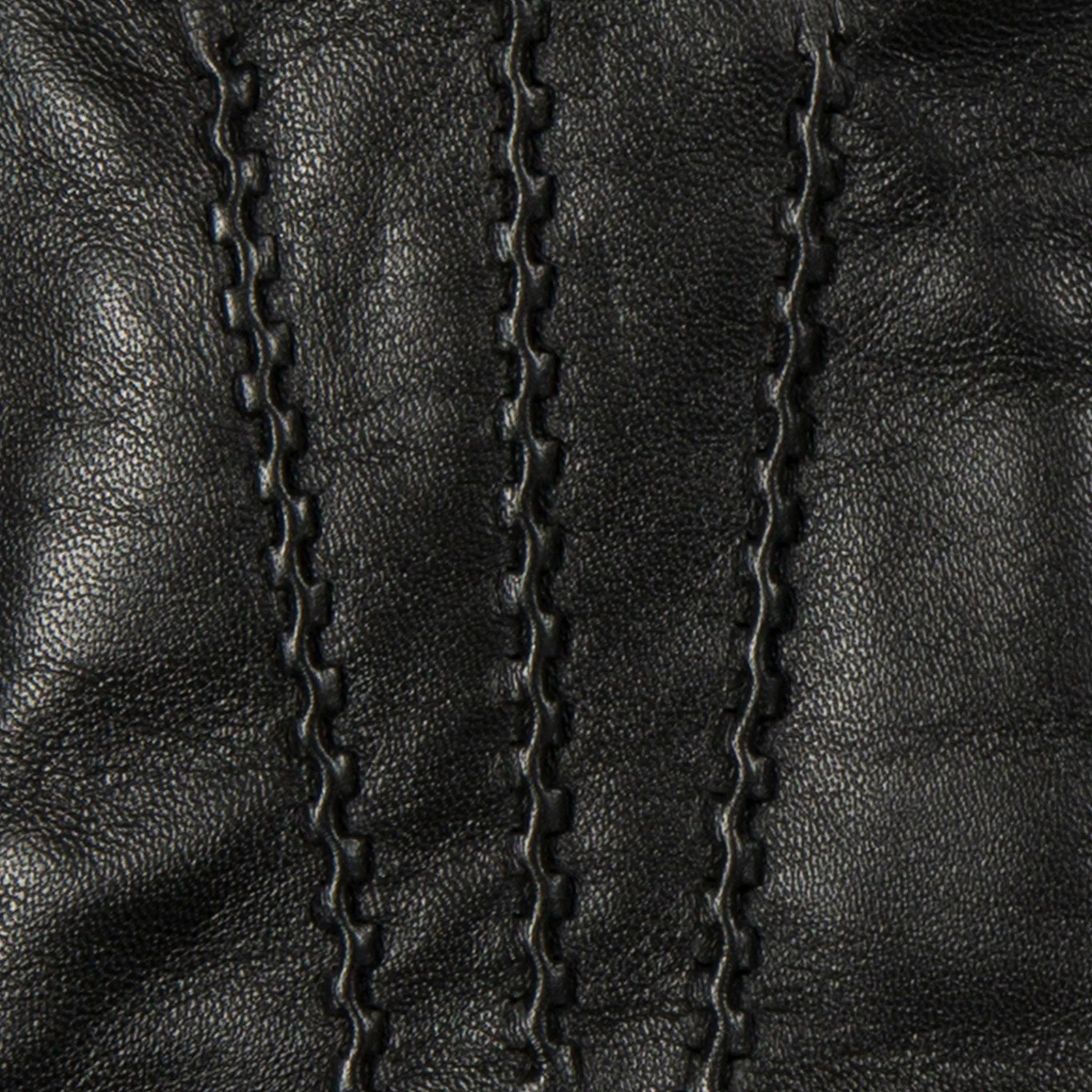 Women’s Three-Point Wool Blend-Lined Leather Gloves with Knitted Cuffs - Image 11