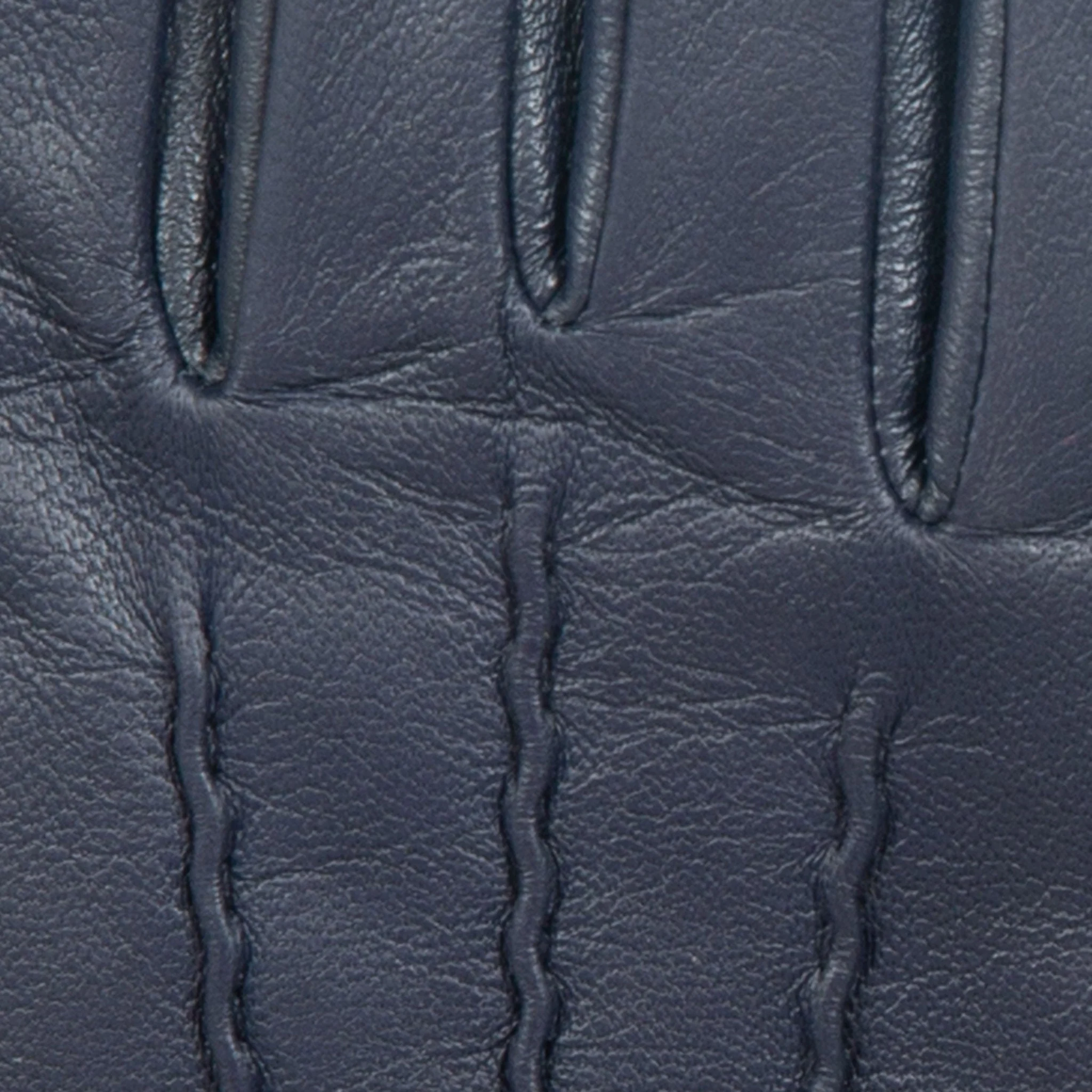 Women’s Touchscreen Three-Point Cashmere-Lined Leather Gloves with Buttons - Image 32
