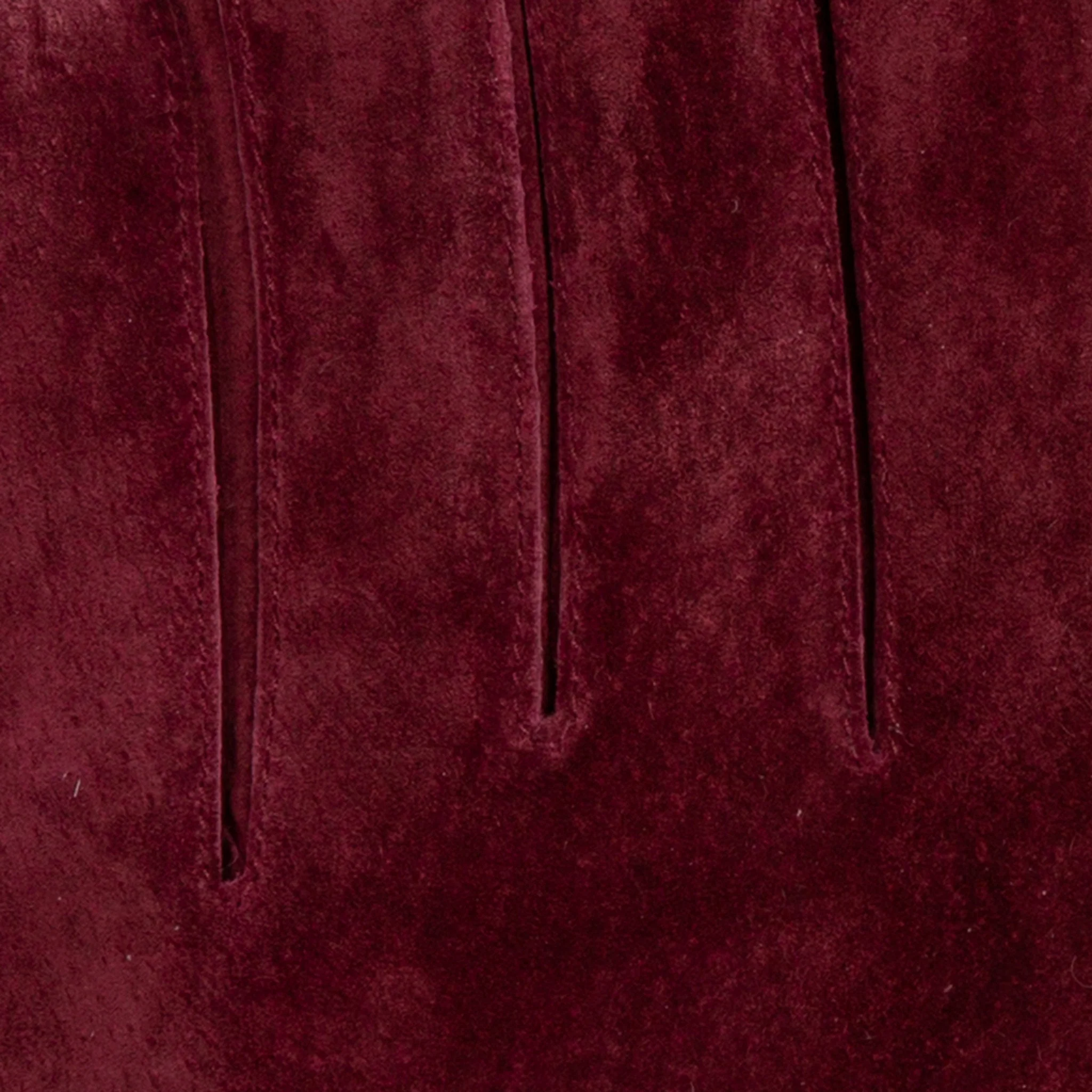 Women’s Touchscreen Water-Resistant Lined Suede Gloves with Sheepskin Cuffs - Image 10