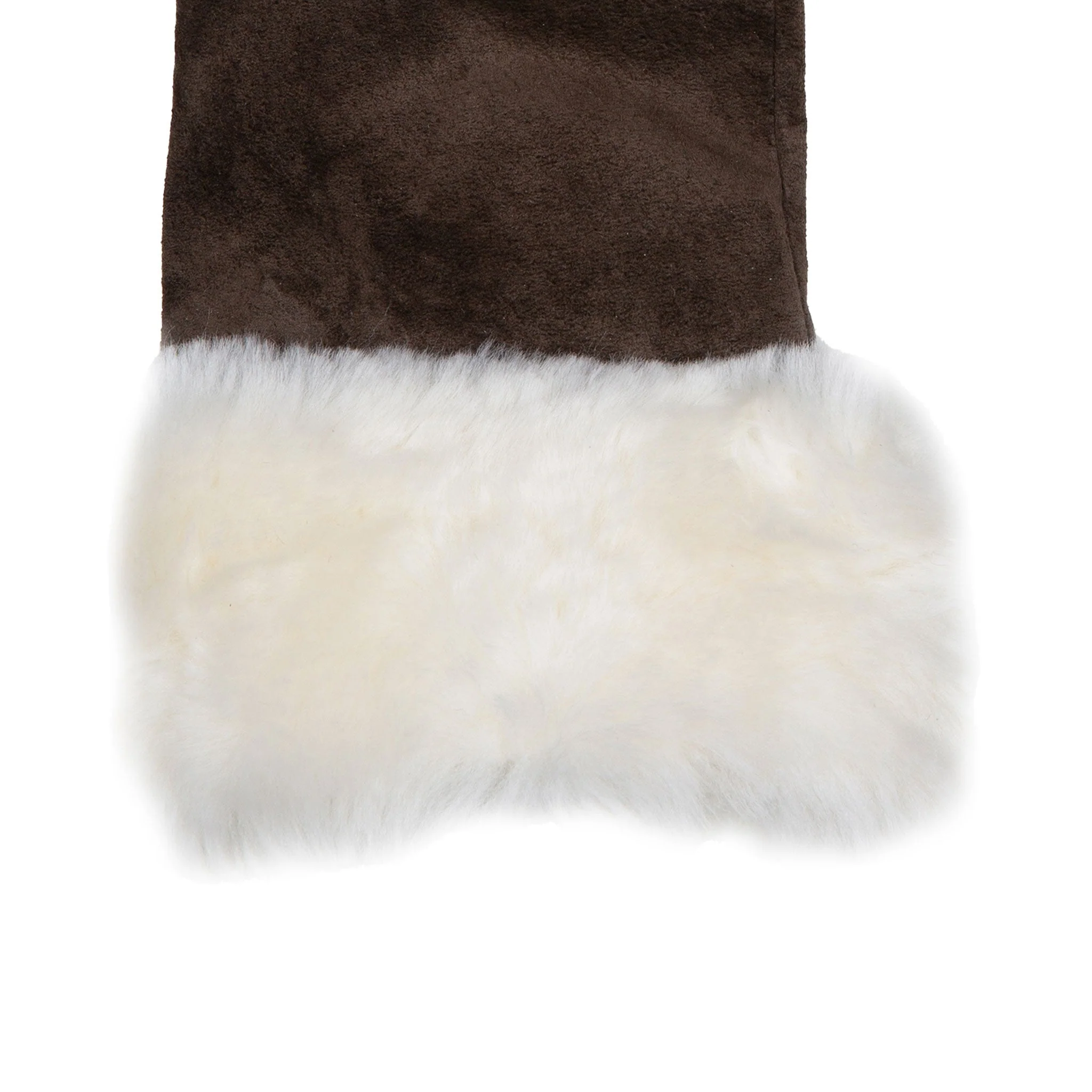 Women’s Touchscreen Water-Resistant Lined Suede Gloves with Sheepskin Cuffs - Image 18