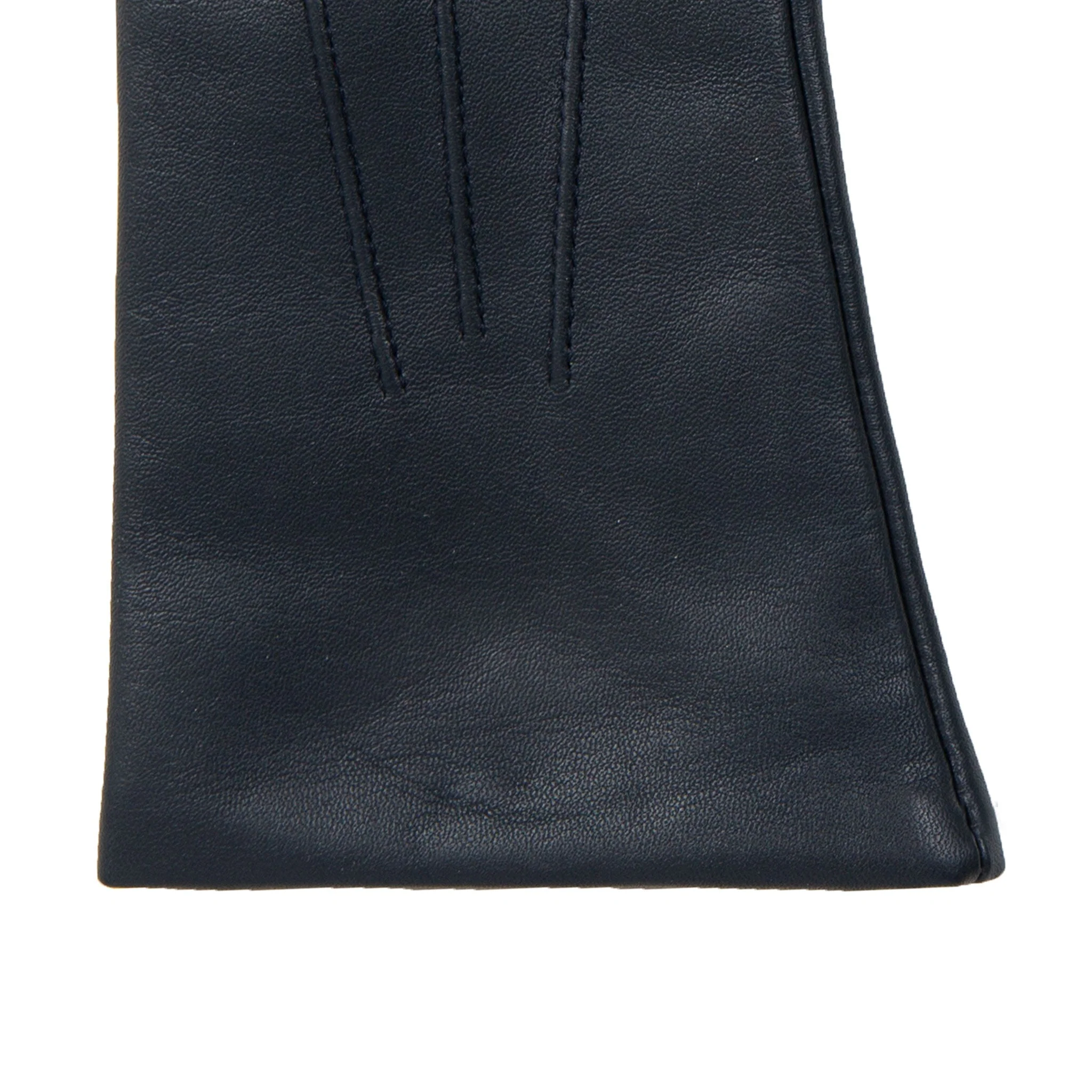 Women's Three-Point Cashmere-Lined Leather Gloves - Image 14