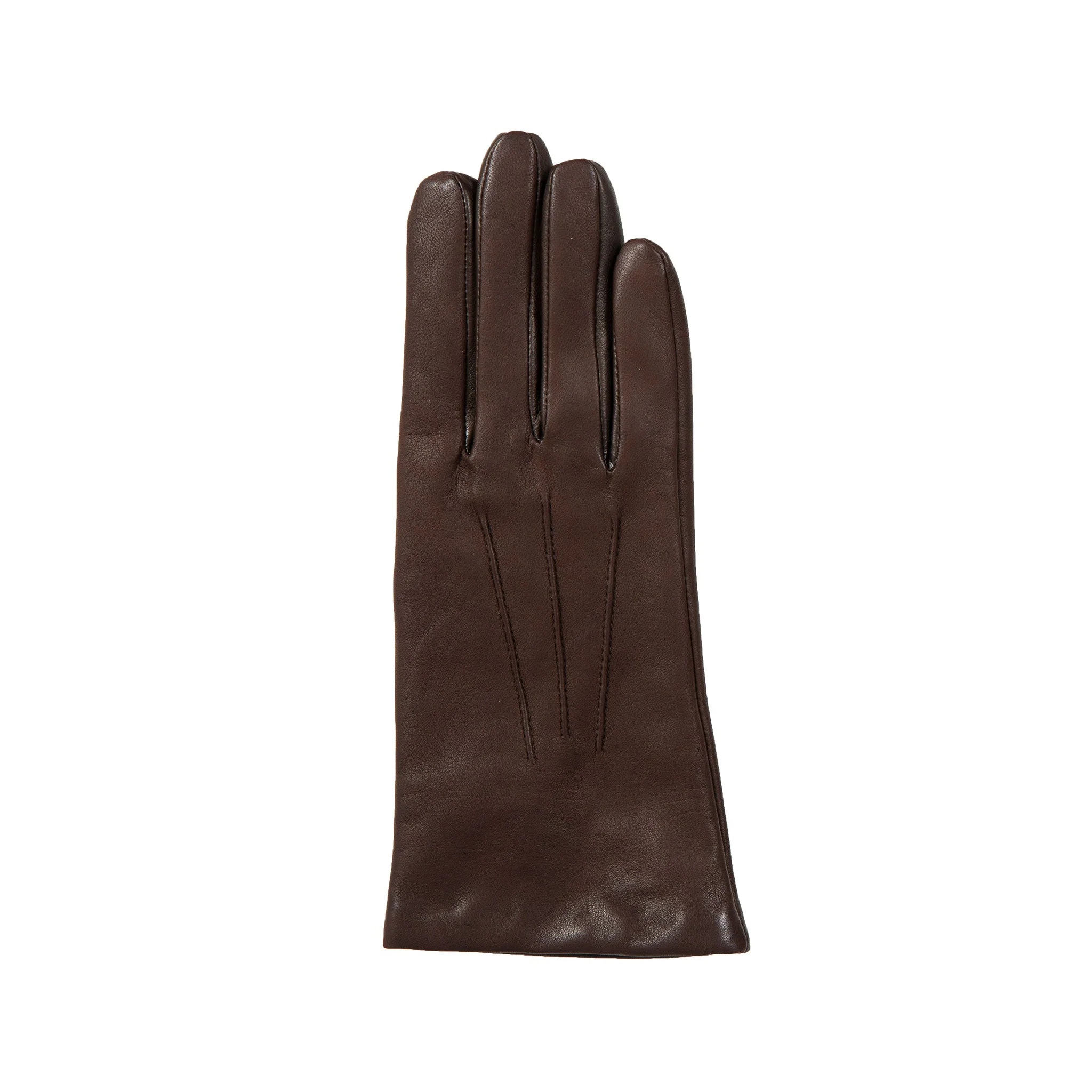 Women's Three-Point Cashmere-Lined Leather Gloves - Image 23
