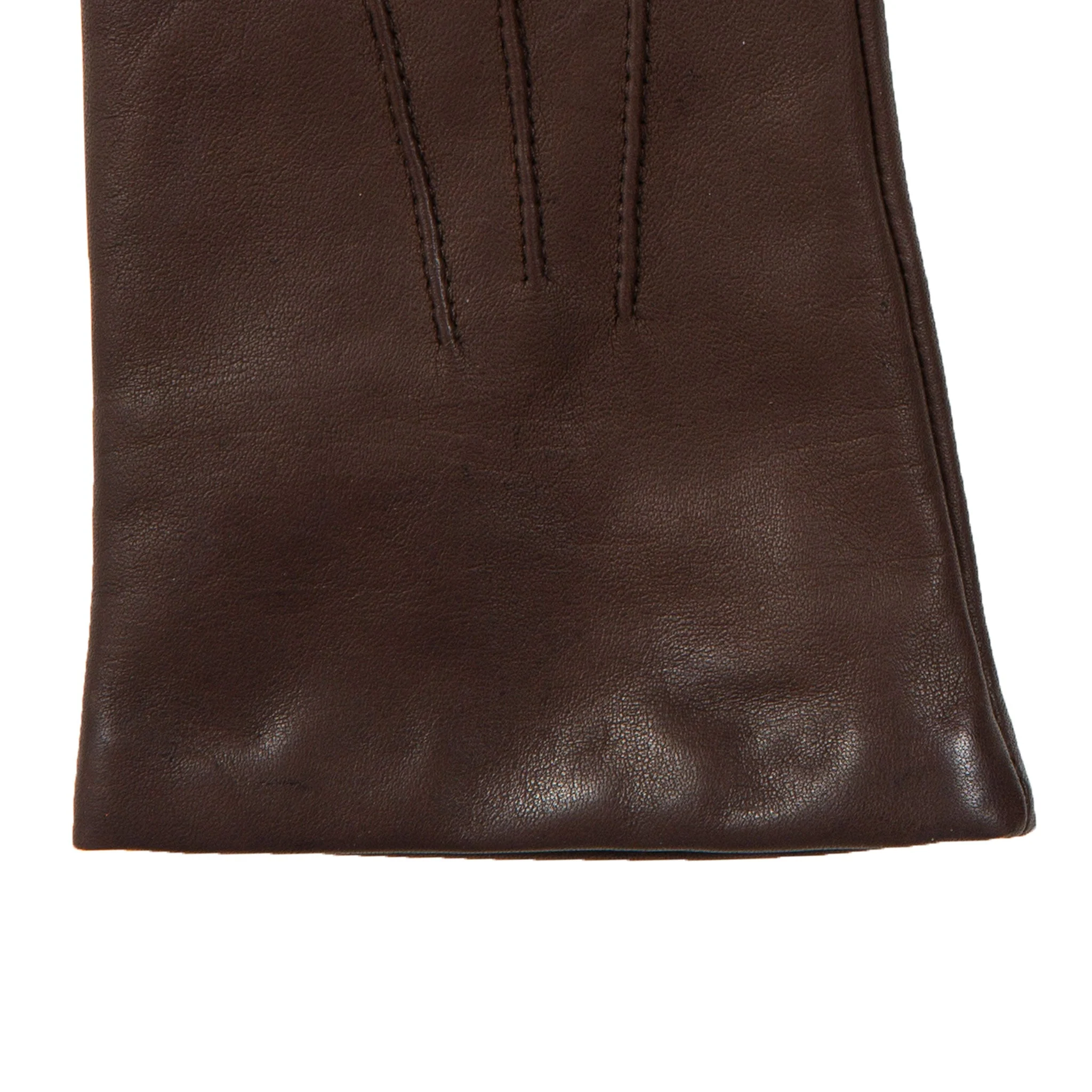 Women's Three-Point Cashmere-Lined Leather Gloves - Image 24