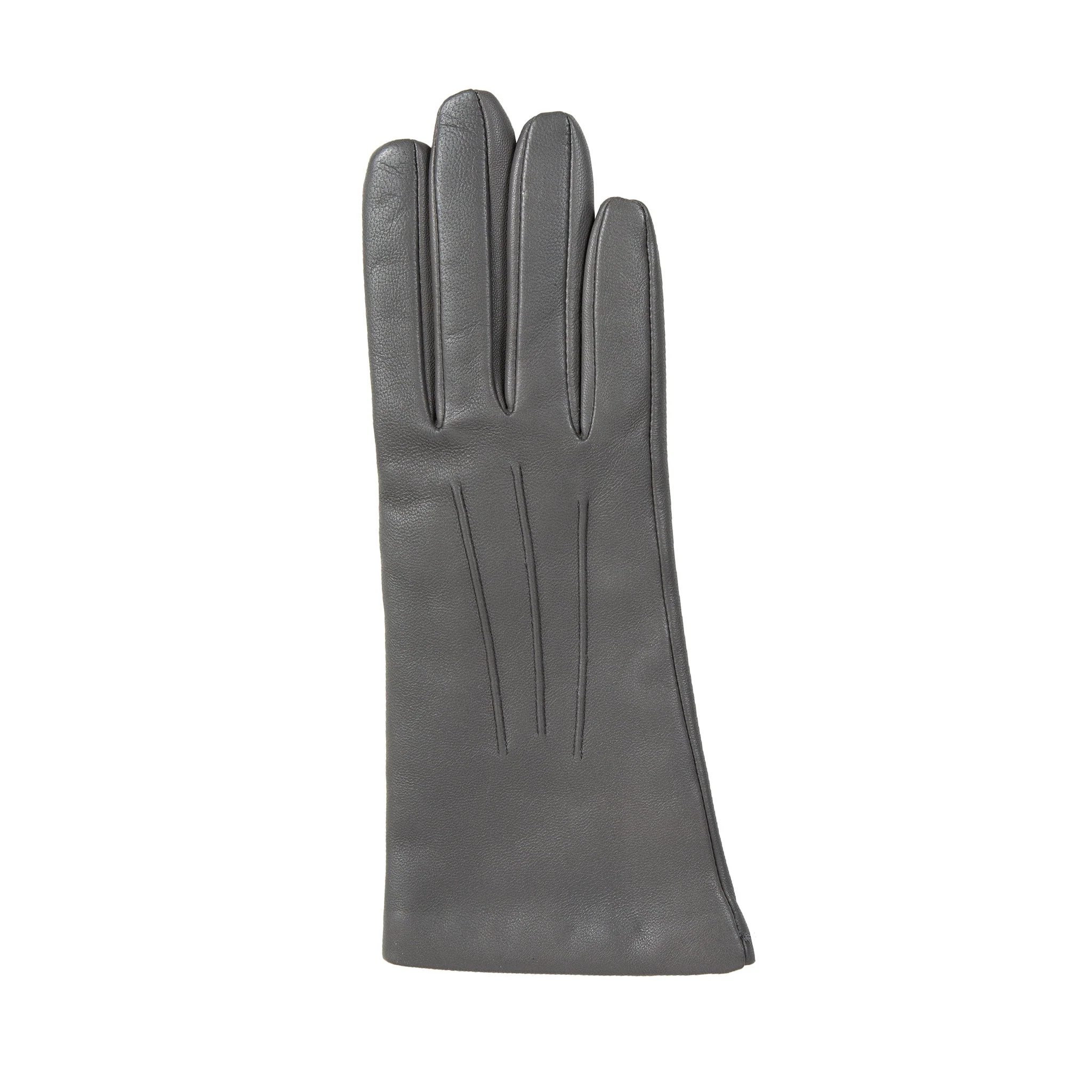 Women's Three-Point Cashmere-Lined Leather Gloves - Image 37