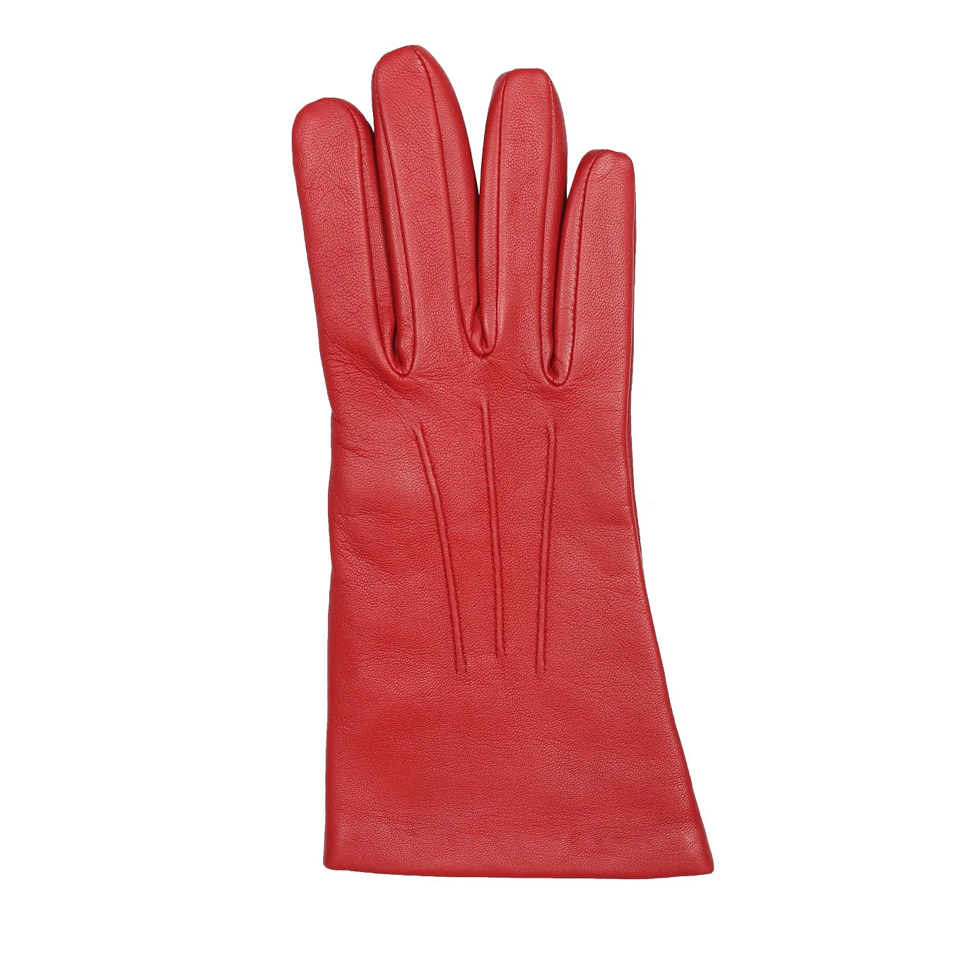 Women's Three-Point Cashmere-Lined Leather Gloves - Image 47