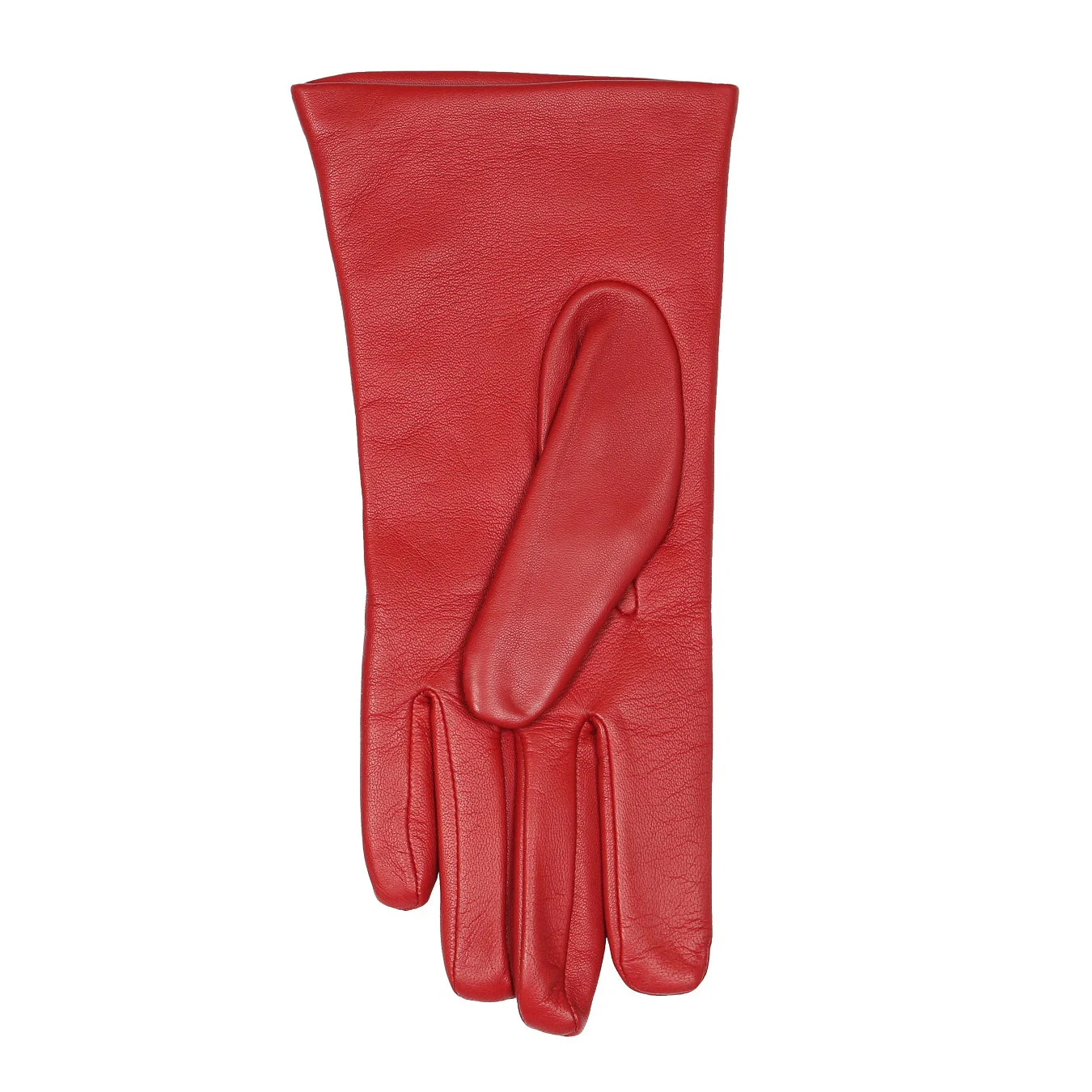 Women's Three-Point Cashmere-Lined Leather Gloves - Image 49