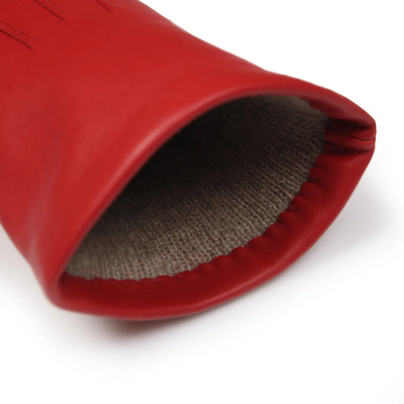 Women's Three-Point Cashmere-Lined Leather Gloves - Image 53