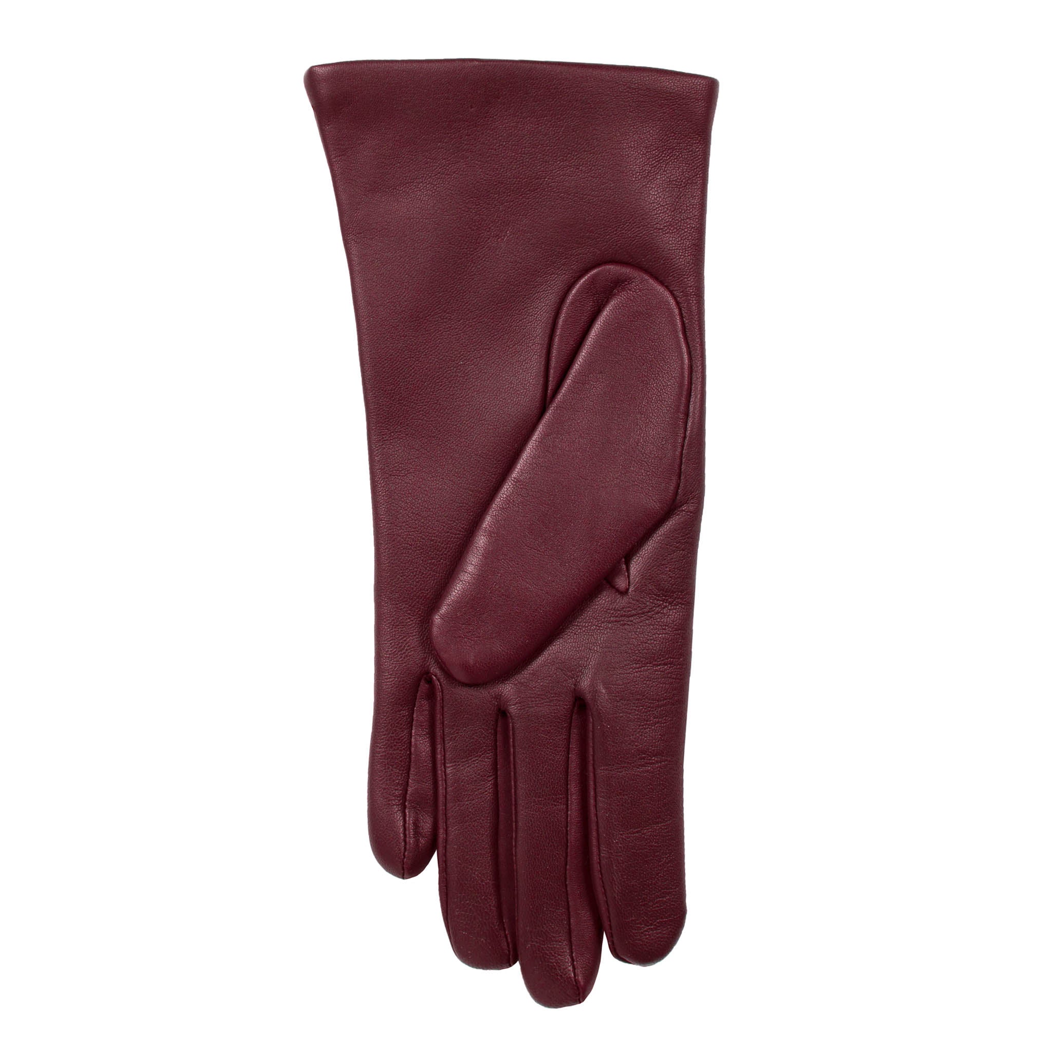 Women's Three-Point Cashmere-Lined Leather Gloves - Image 60