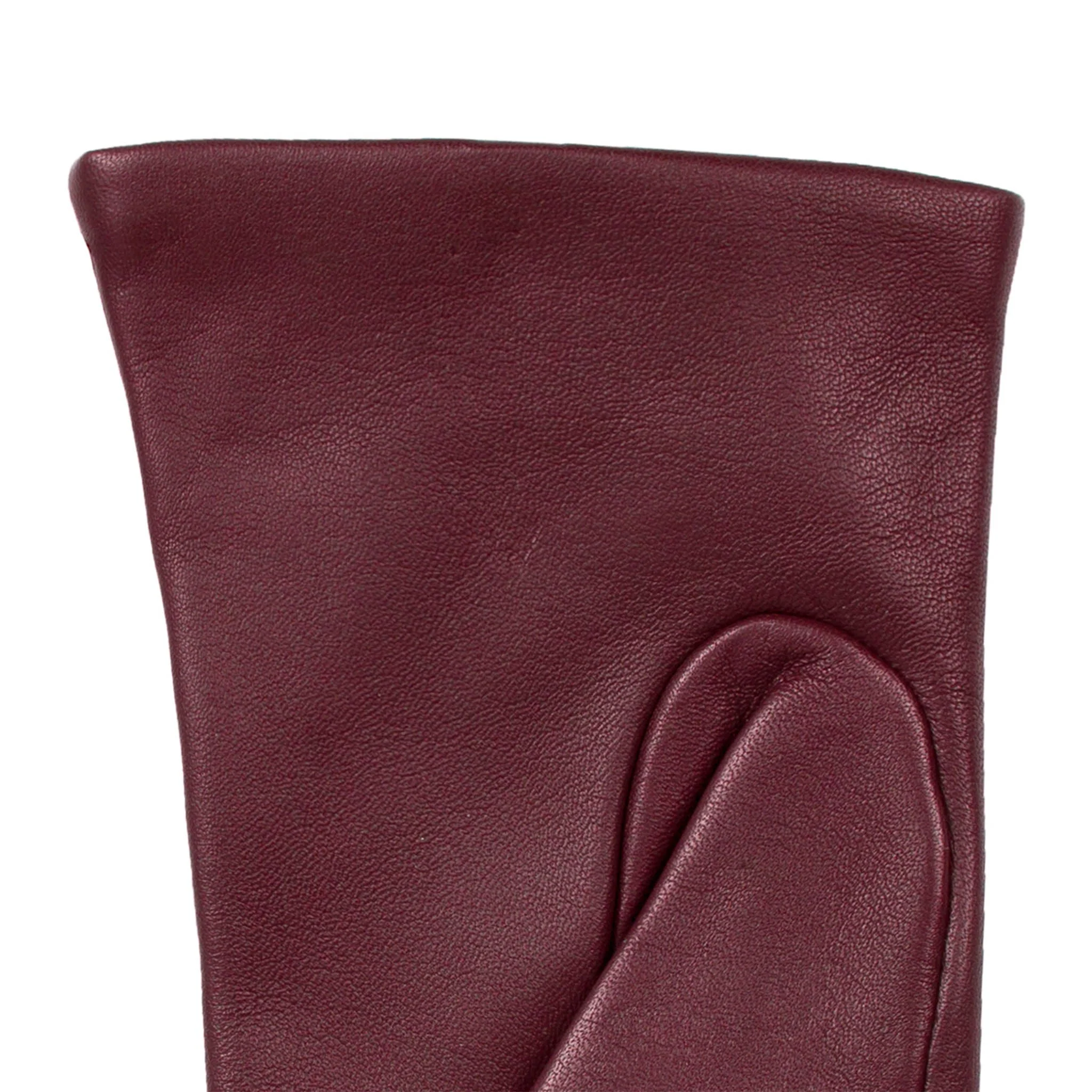 Women's Three-Point Cashmere-Lined Leather Gloves - Image 61