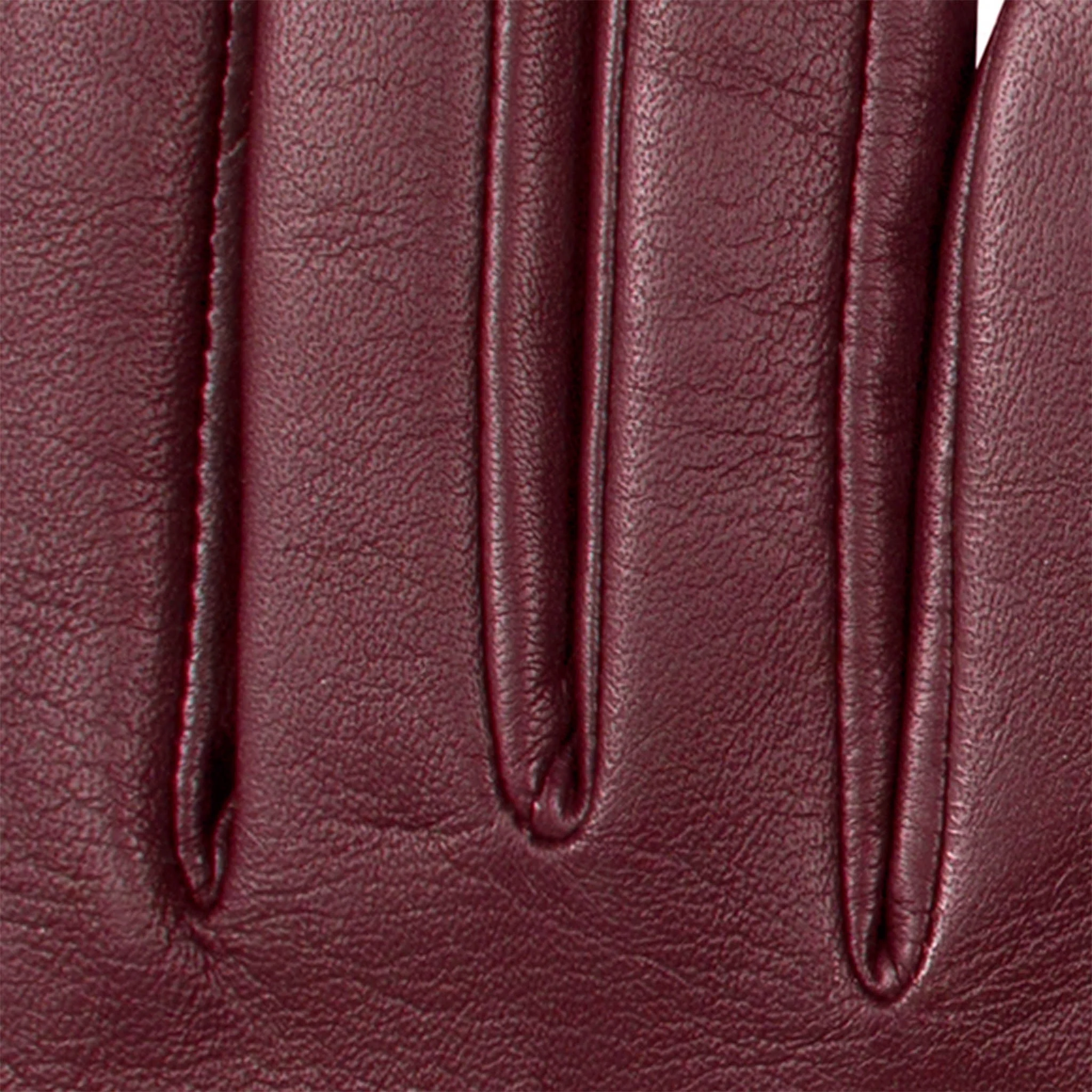 Women's Three-Point Cashmere-Lined Leather Gloves - Image 62