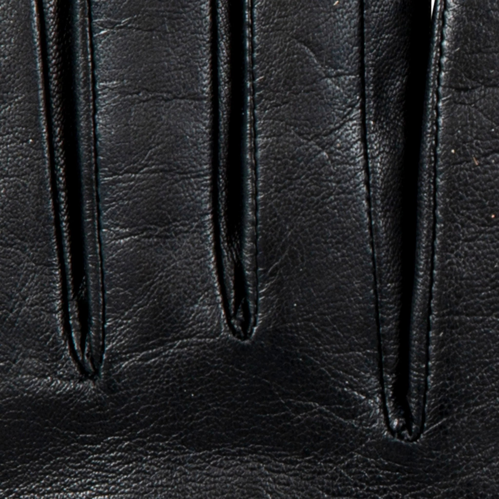 Women's Three-Point Cashmere-Lined Leather Gloves - Image 7