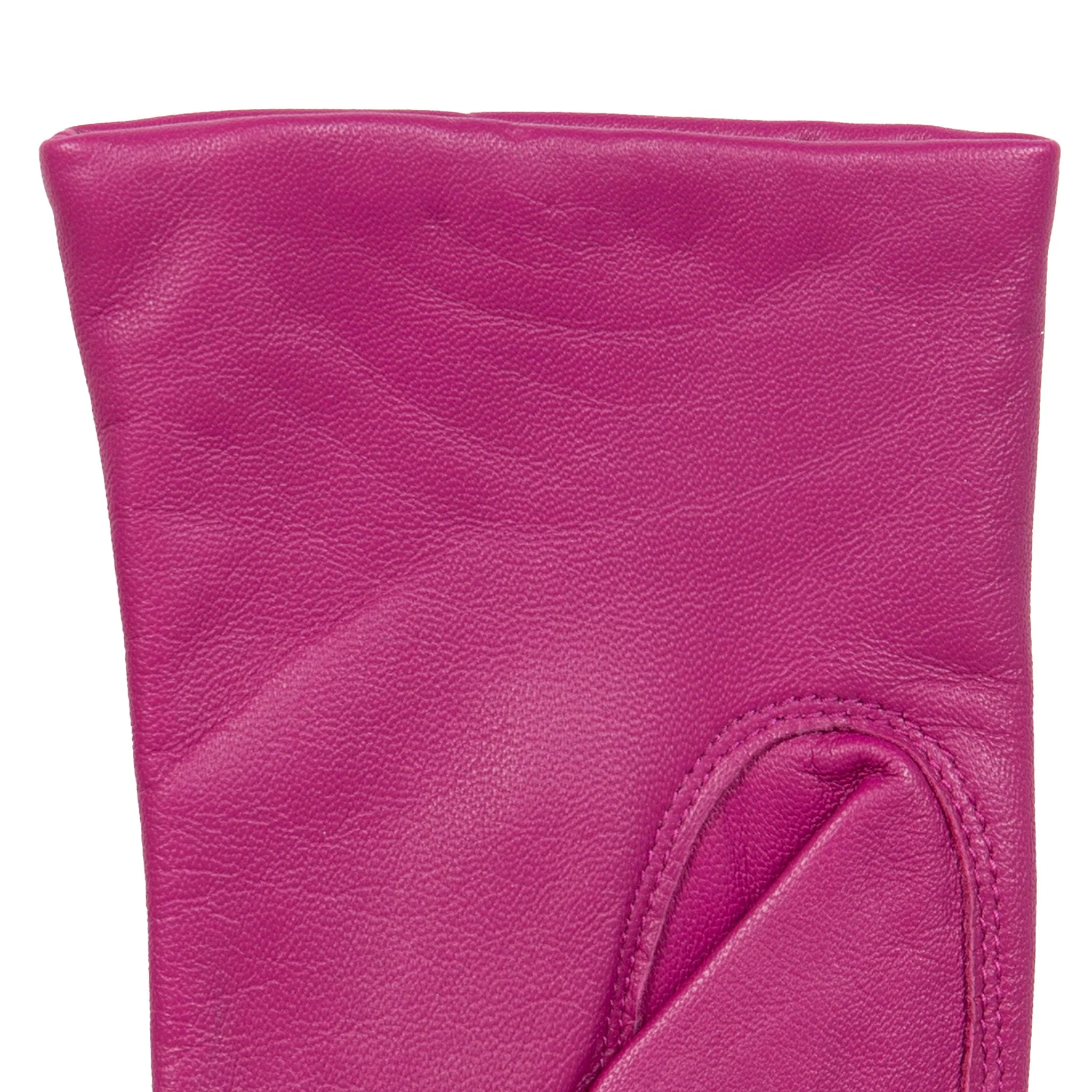 Women's Three-Point Lined Leather Gloves - Image 21