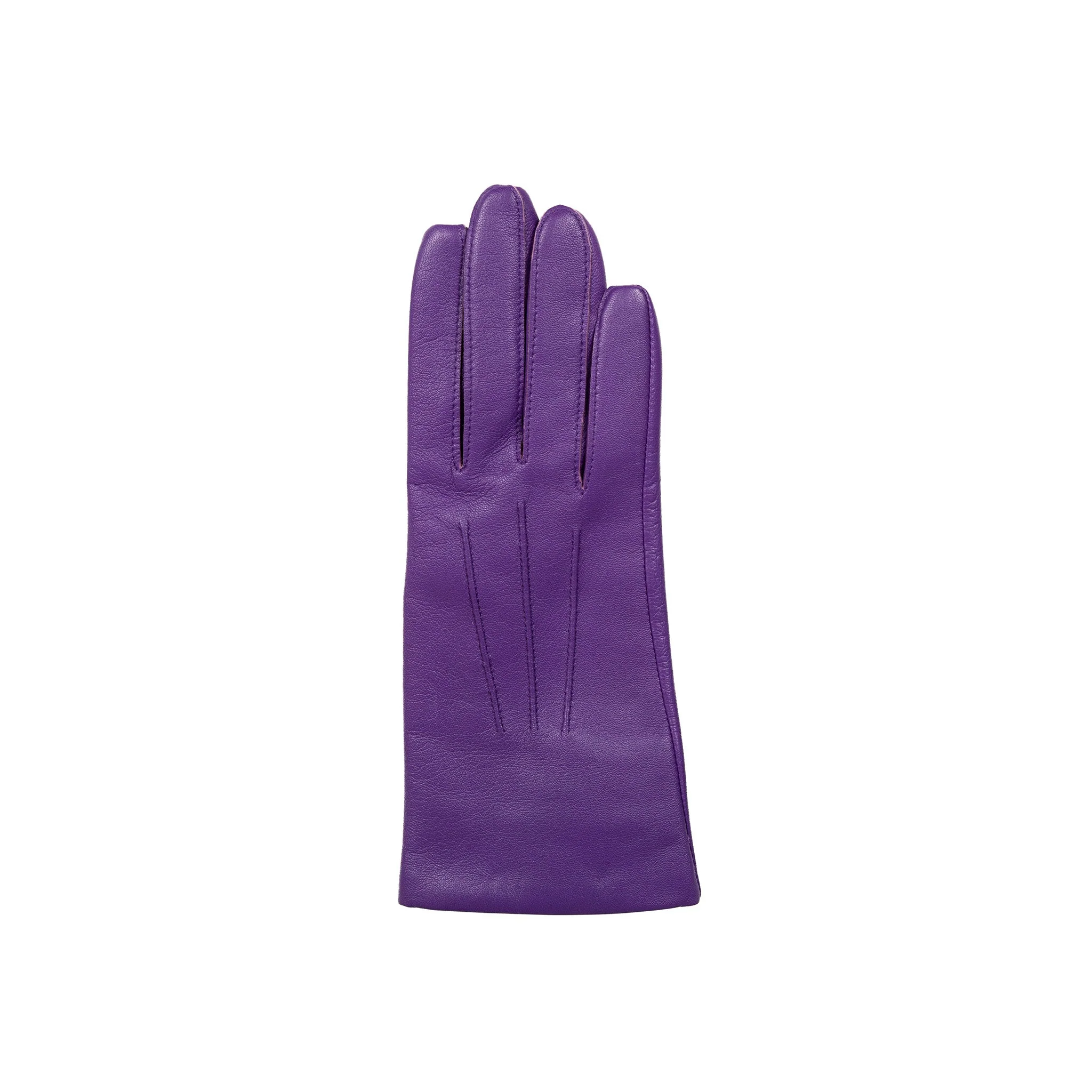 Women's Three-Point Lined Leather Gloves - Image 30
