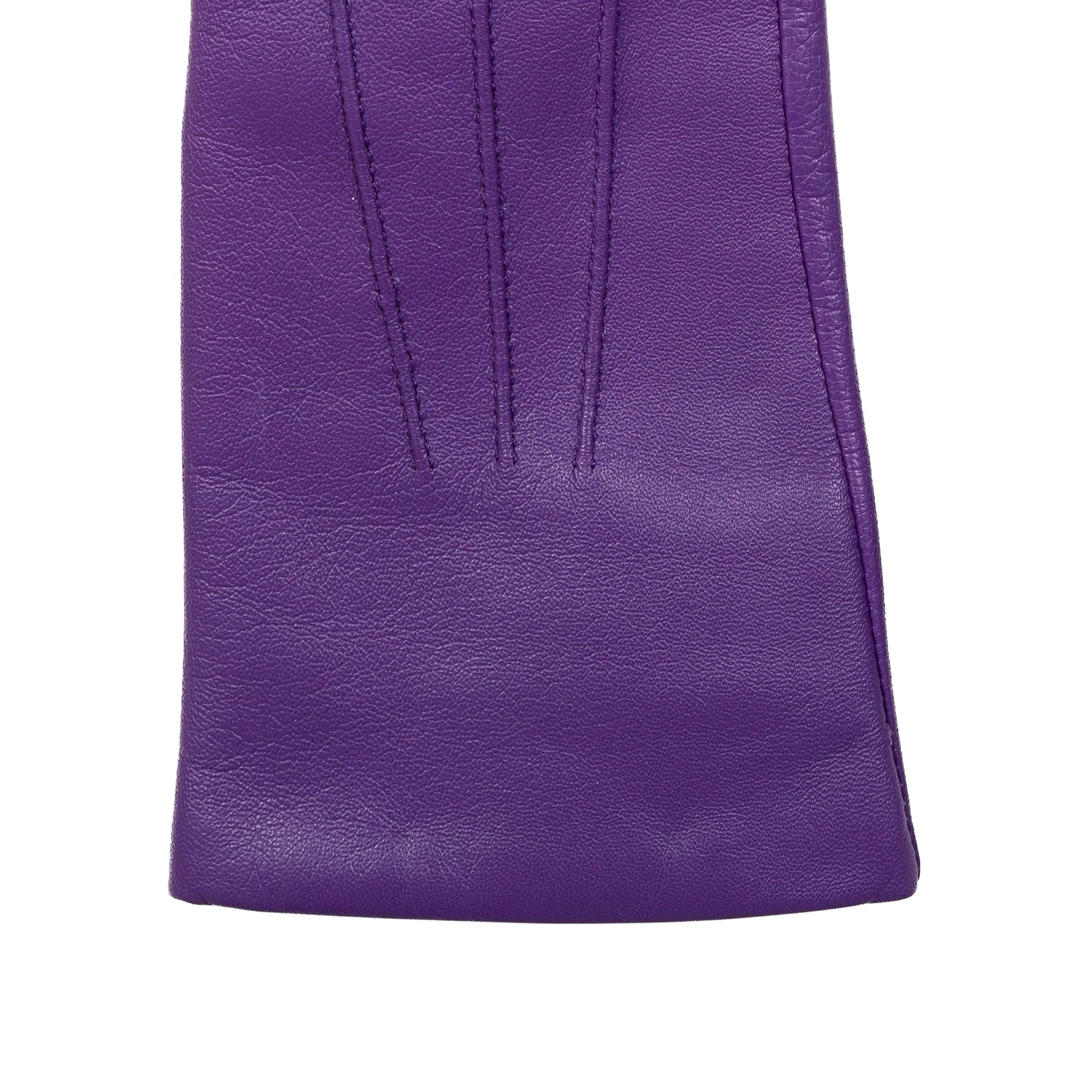 Women's Three-Point Lined Leather Gloves - Image 31