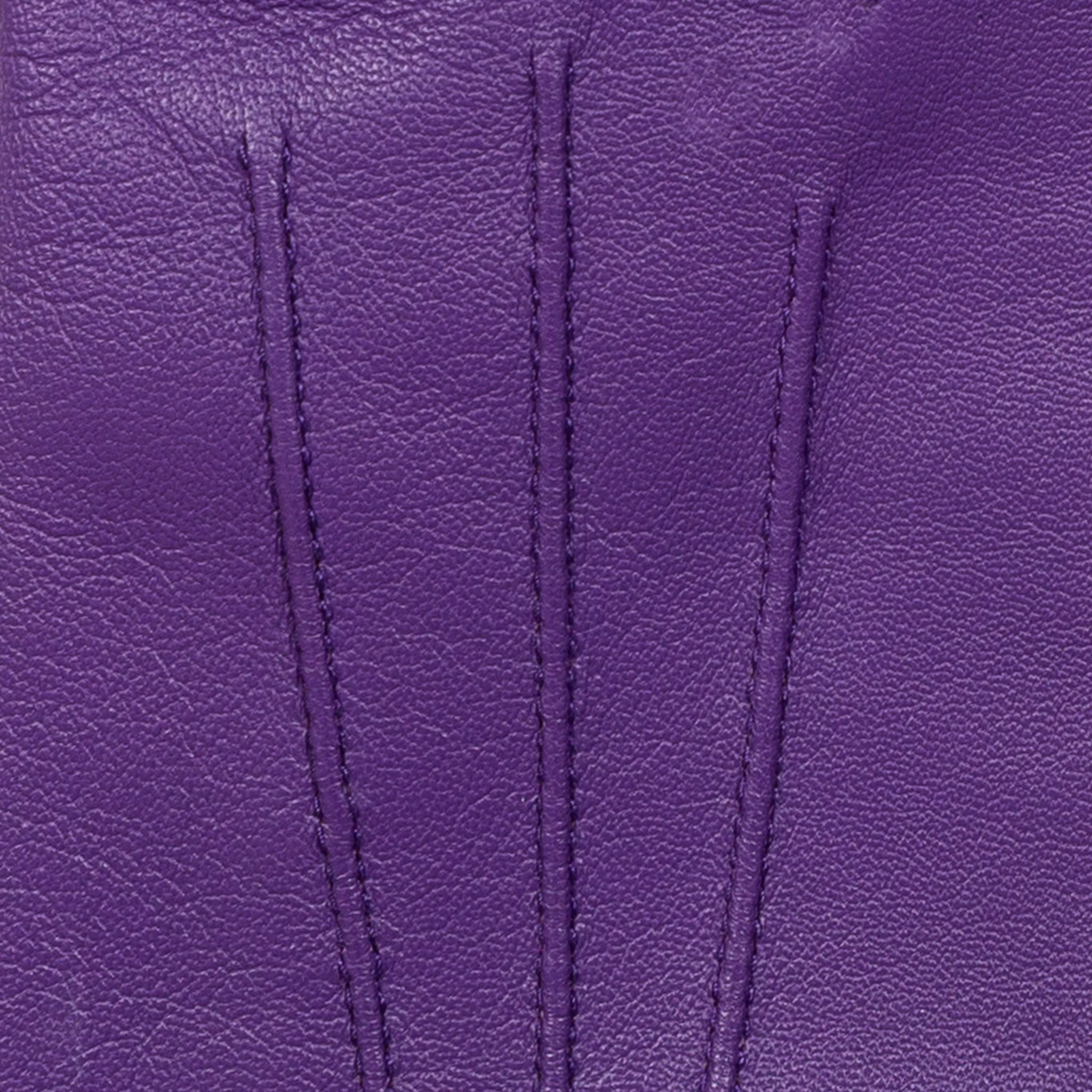 Women's Three-Point Lined Leather Gloves - Image 35