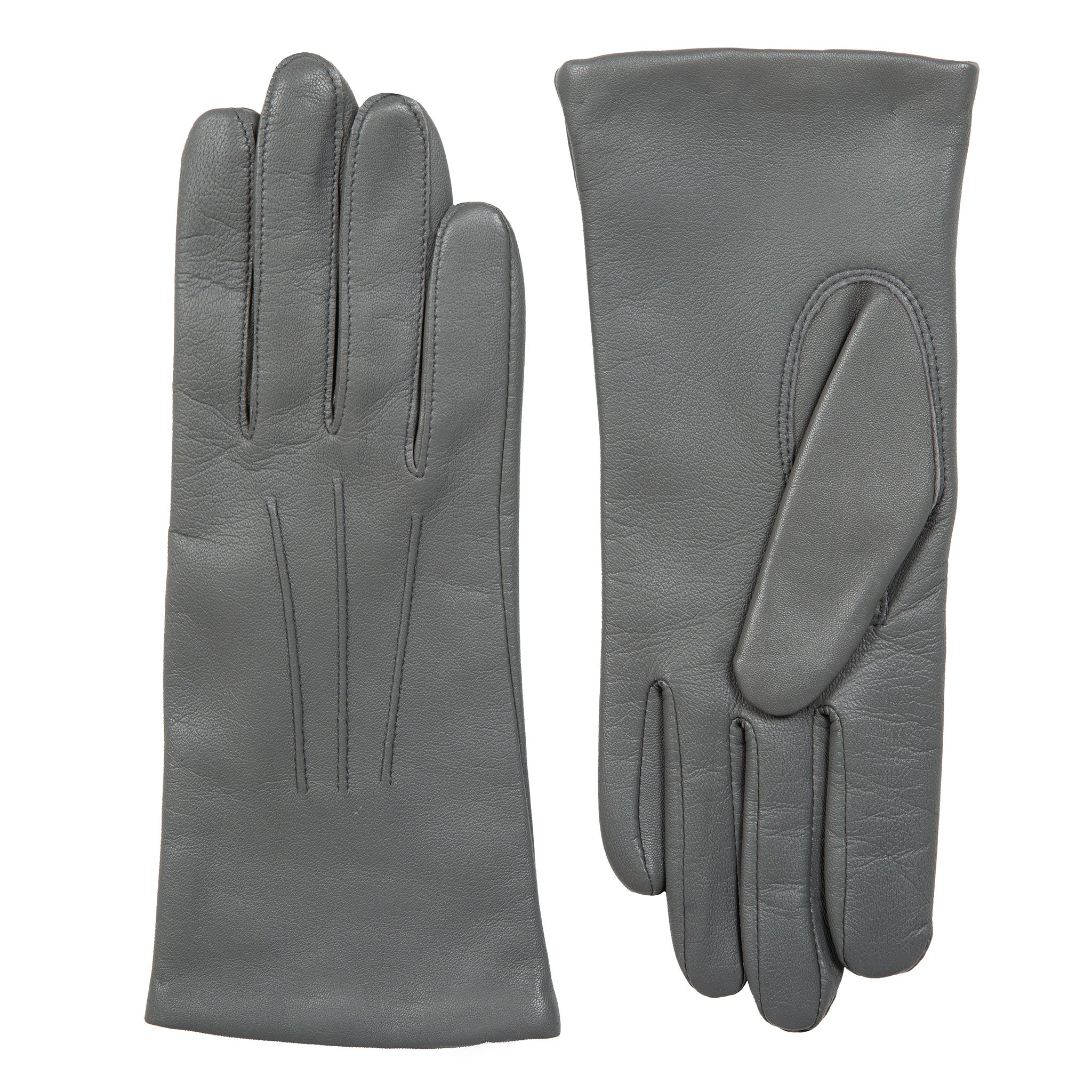 Women's Three-Point Lined Leather Gloves - Image 41
