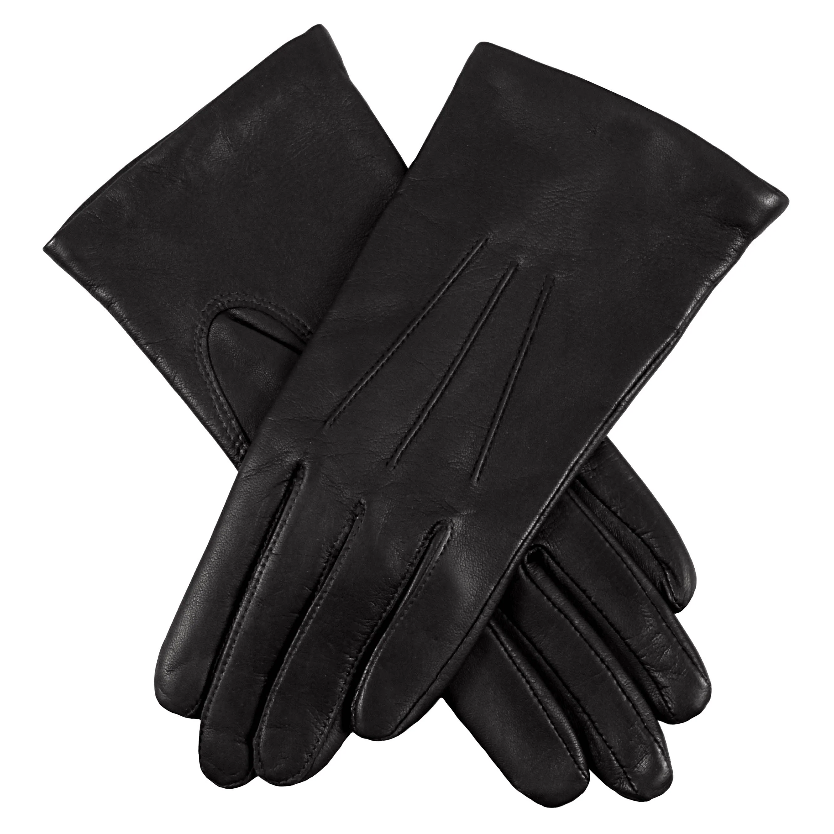 Women's Three-Point Lined Leather Gloves - Image 50