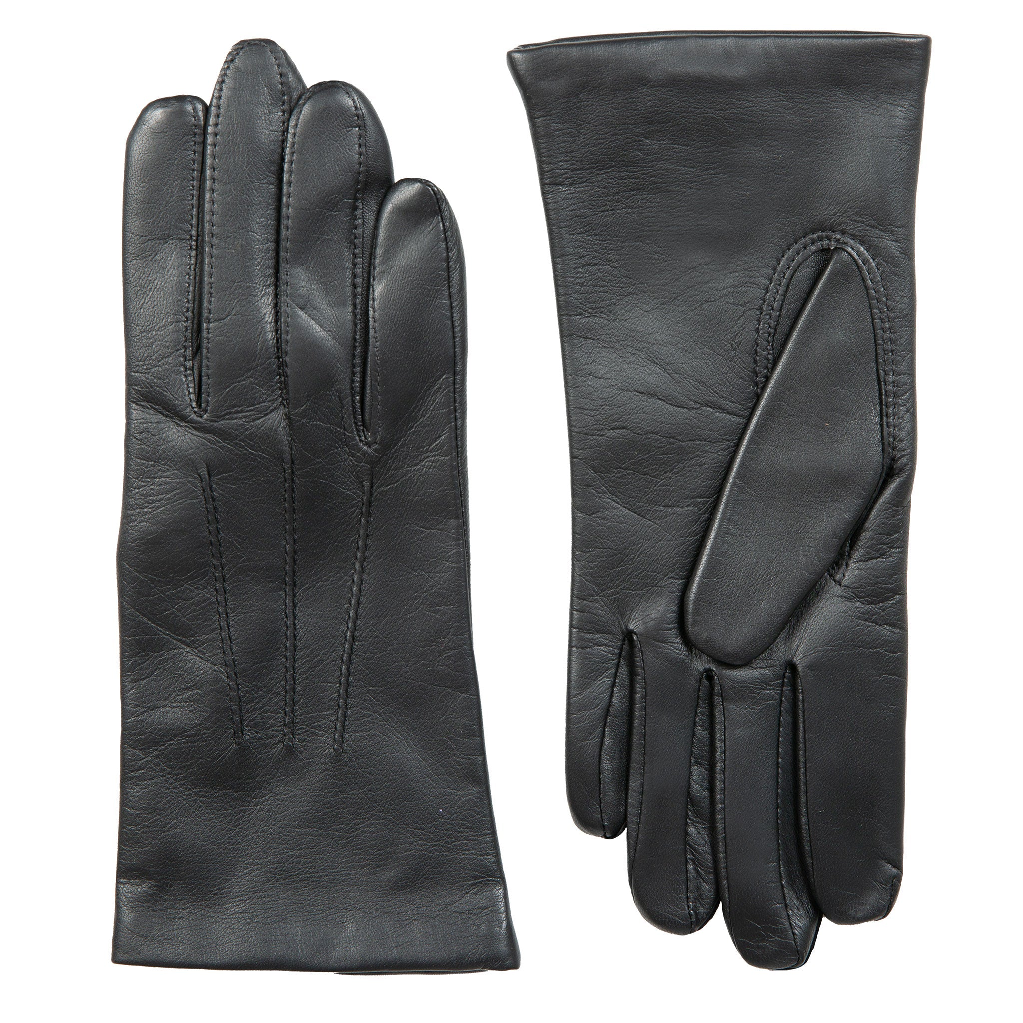Women's Three-Point Lined Leather Gloves - Image 53