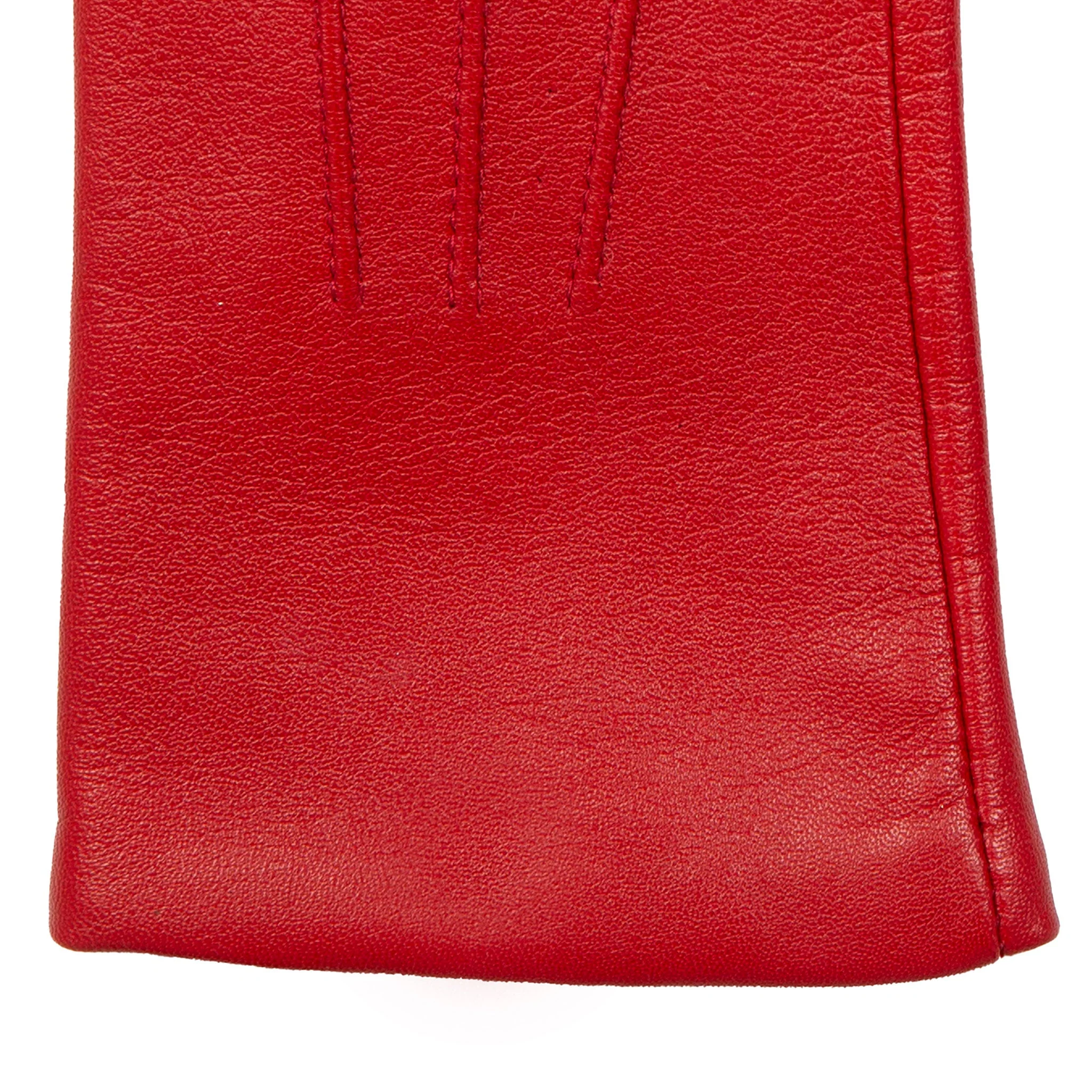 Women's Three-Point Lined Leather Gloves - Image 6