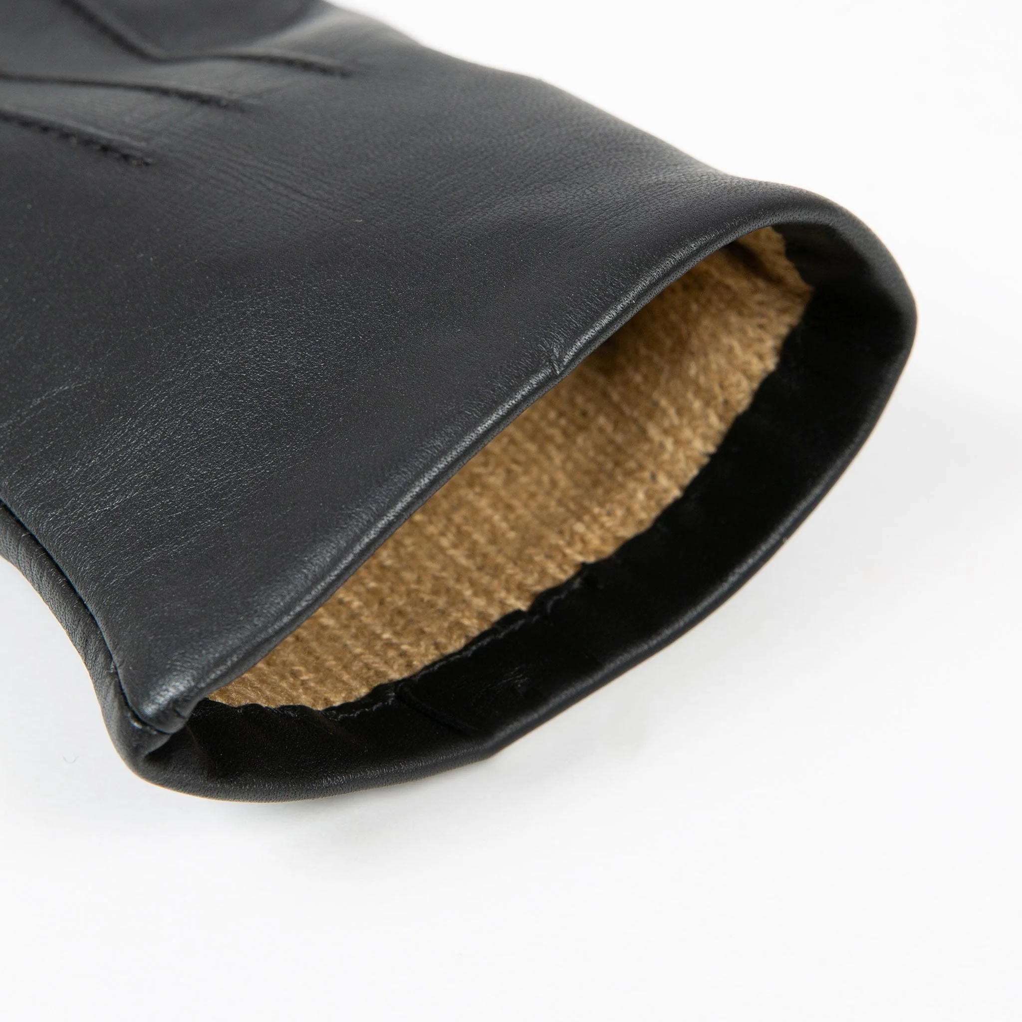 Women's Three-Point Lined Leather Gloves - Image 60