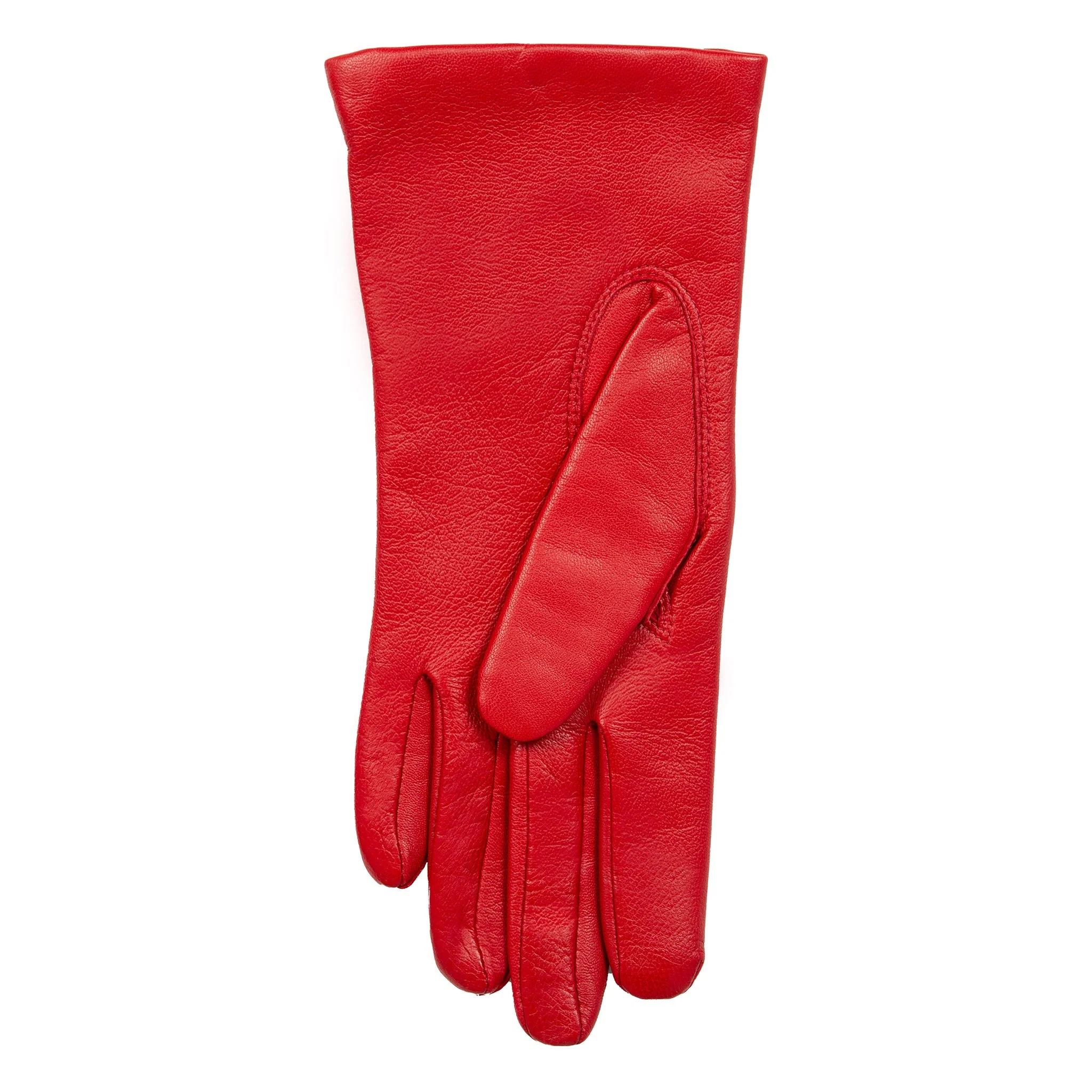 Women's Three-Point Lined Leather Gloves - Image 7