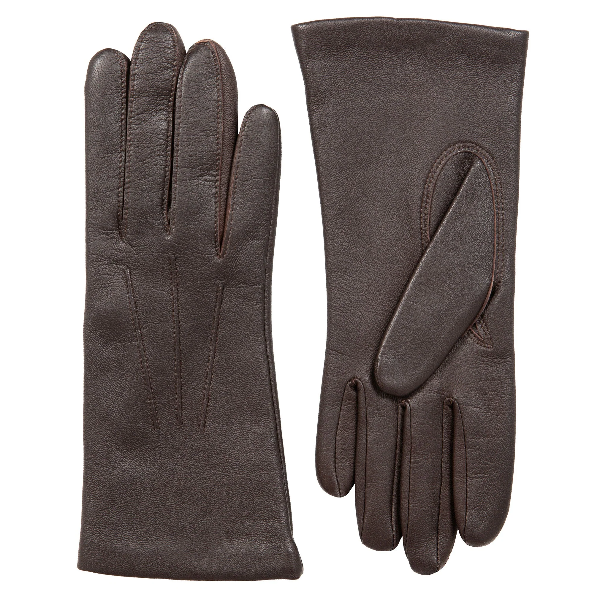 Women's Three-Point Lined Leather Gloves - Image 77