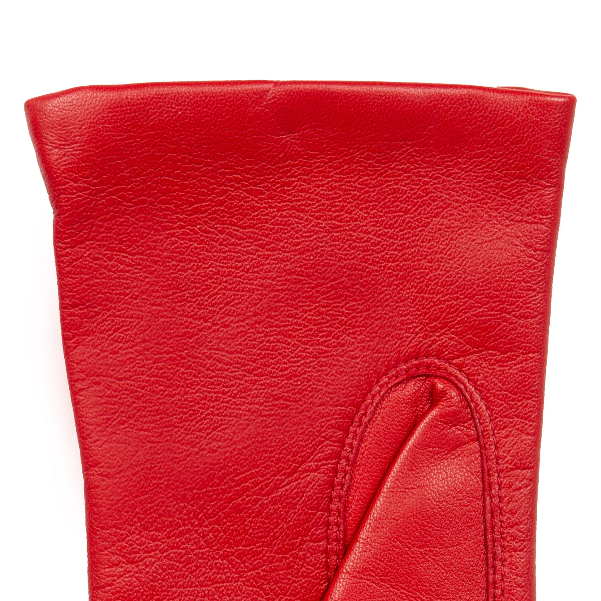 Women's Three-Point Lined Leather Gloves - Image 8
