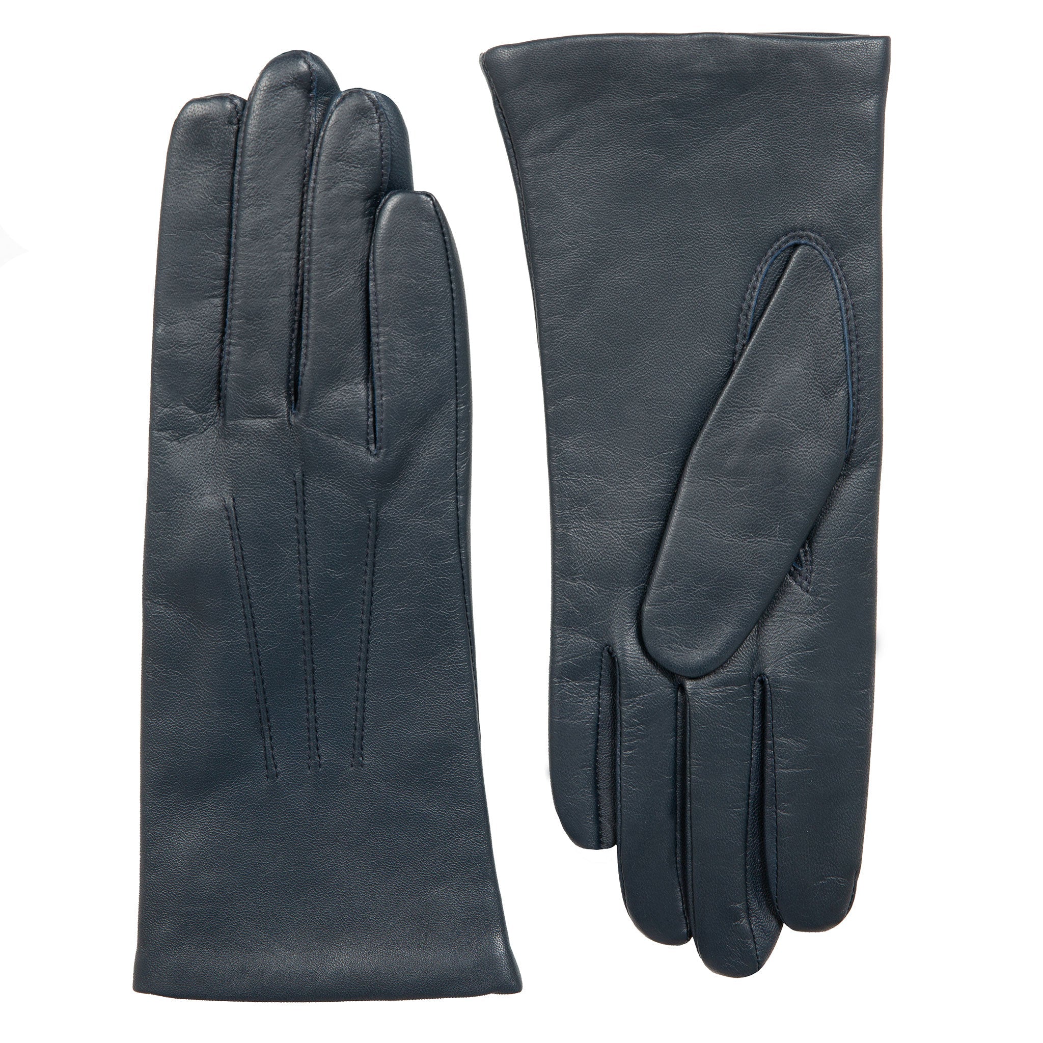 Women's Three-Point Lined Leather Gloves - Image 89