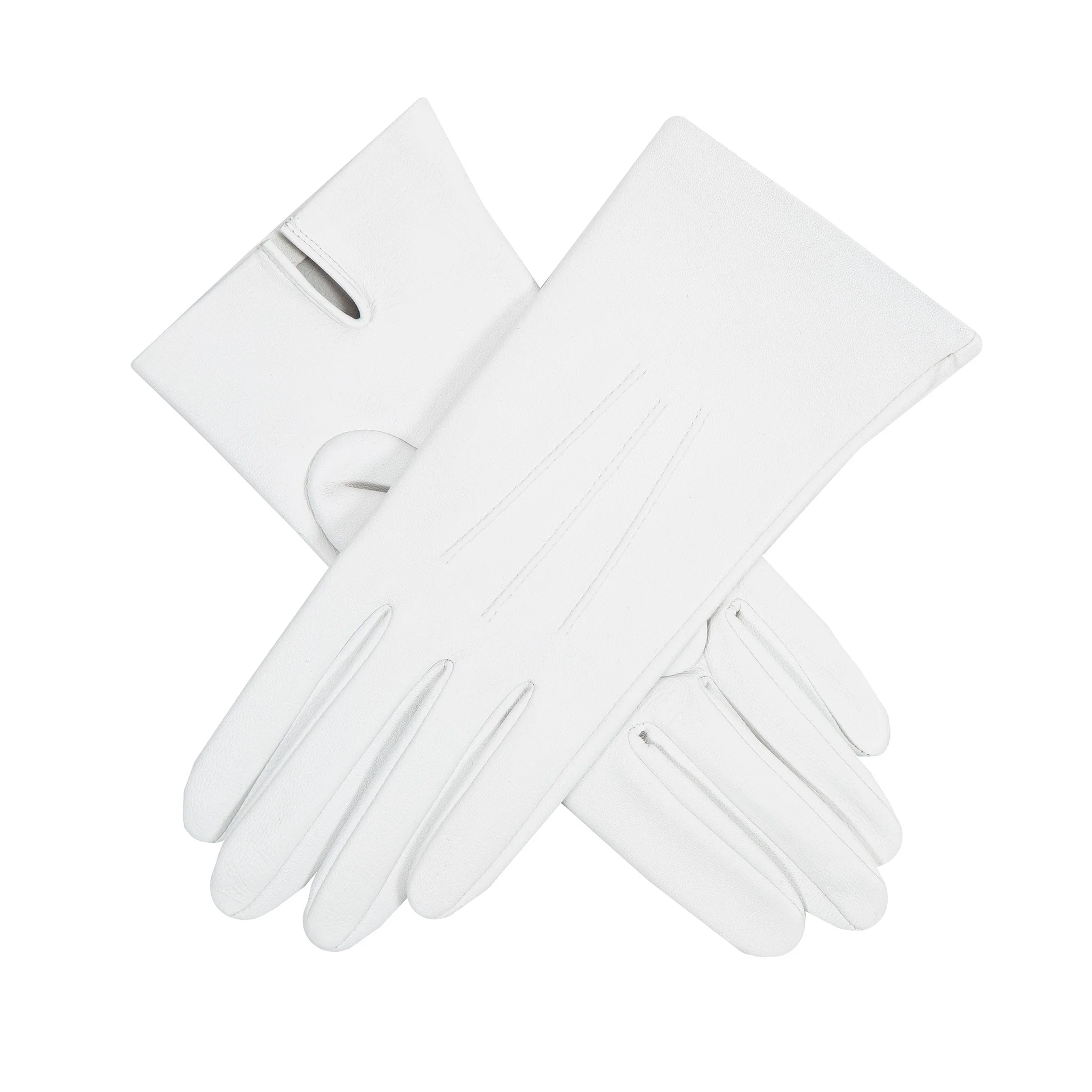 Women's Three-Point Leather Gloves - Image 14
