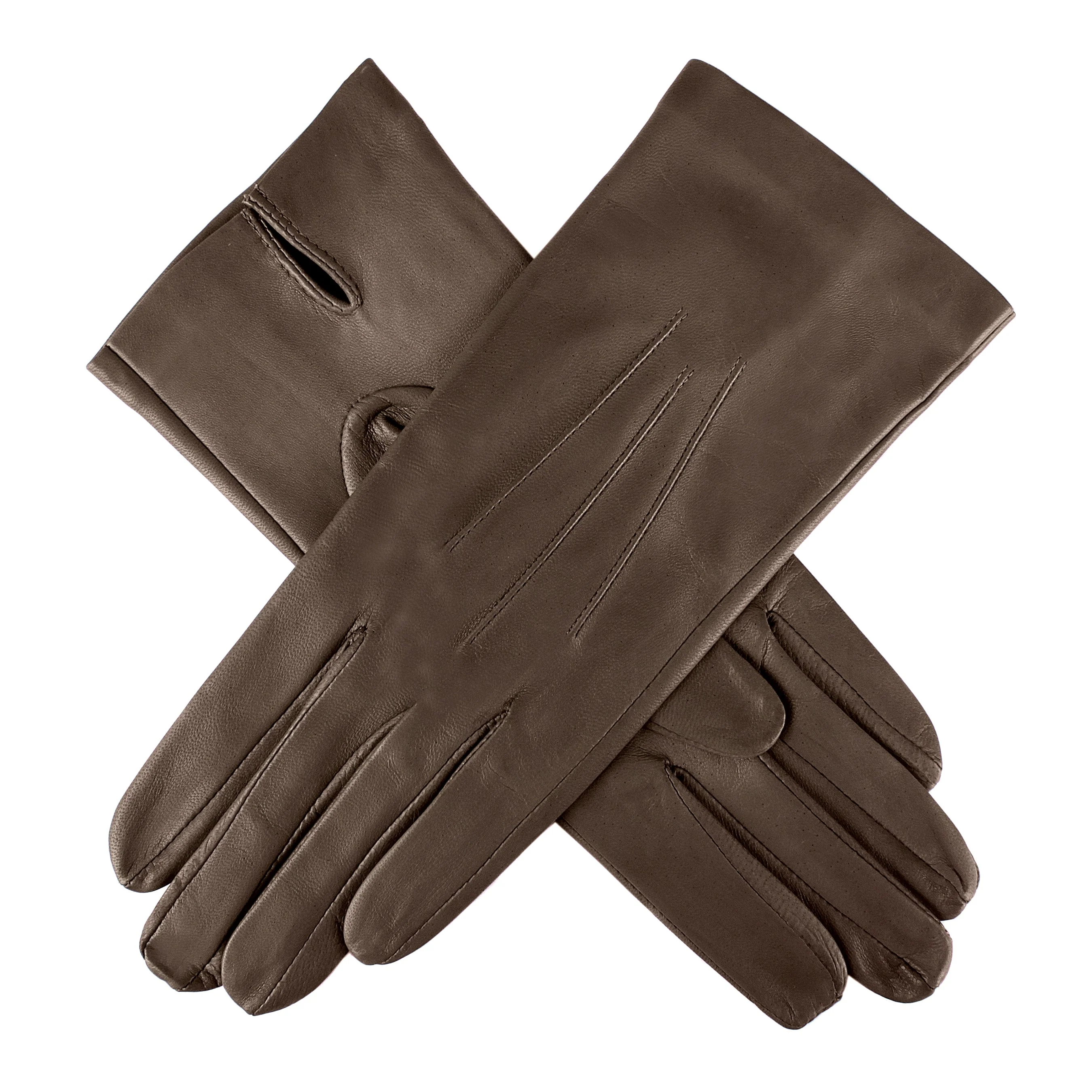 Women's Three-Point Leather Gloves - Image 26