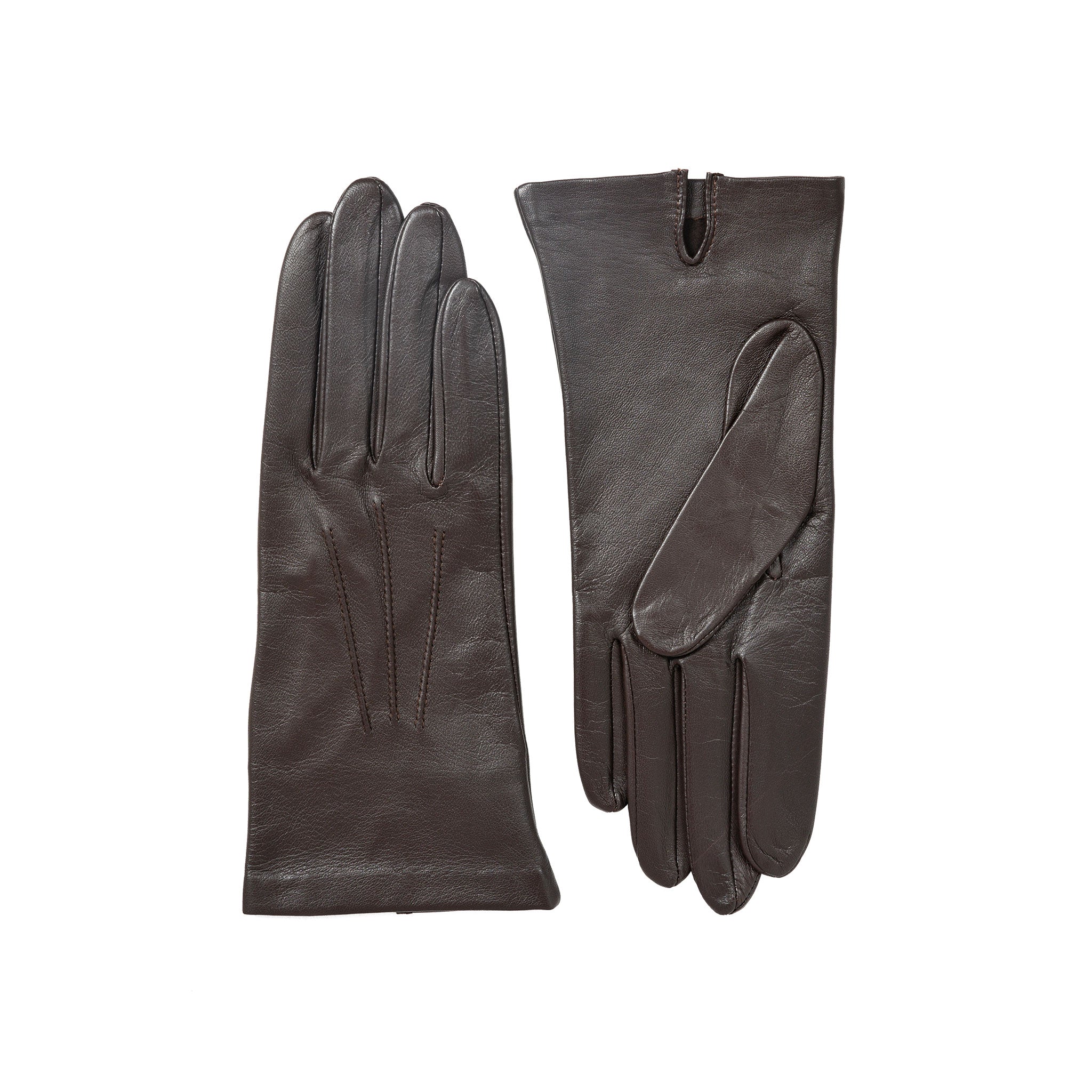Women's Three-Point Leather Gloves - Image 27