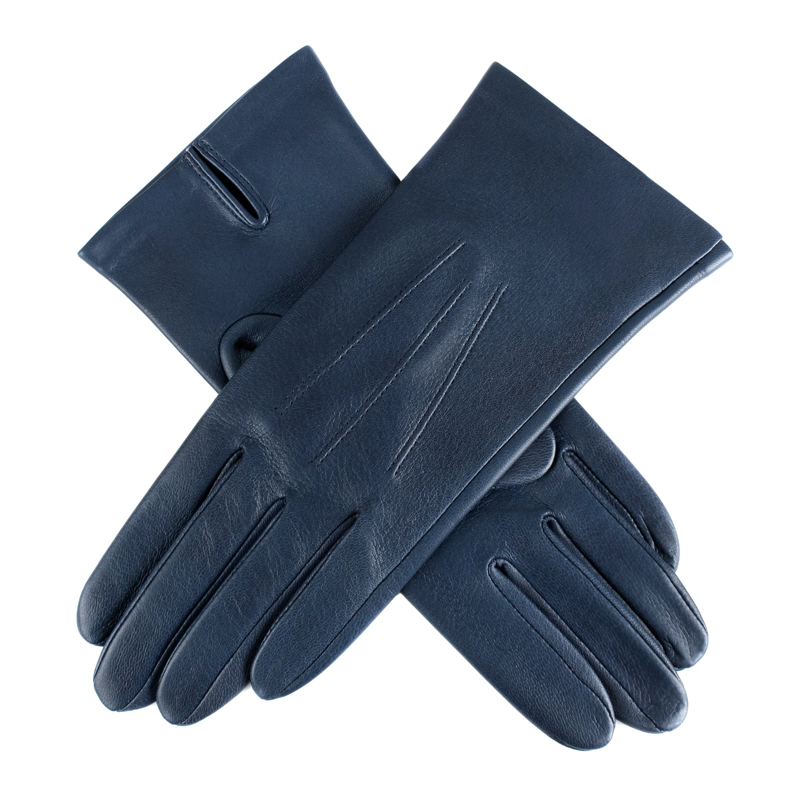 Women's Three-Point Leather Gloves - Image 36