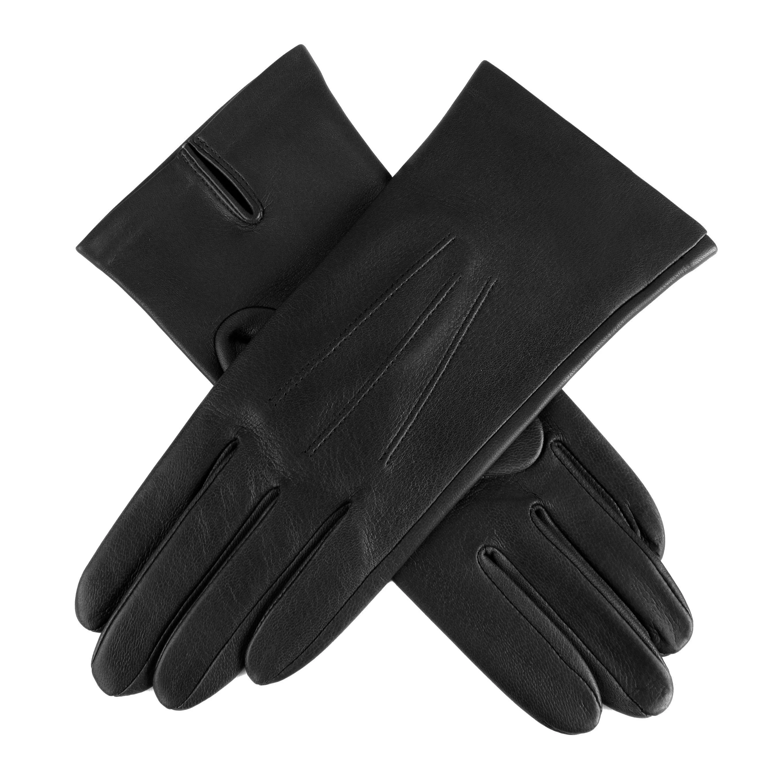 Women's Three-Point Leather Gloves - Image 46