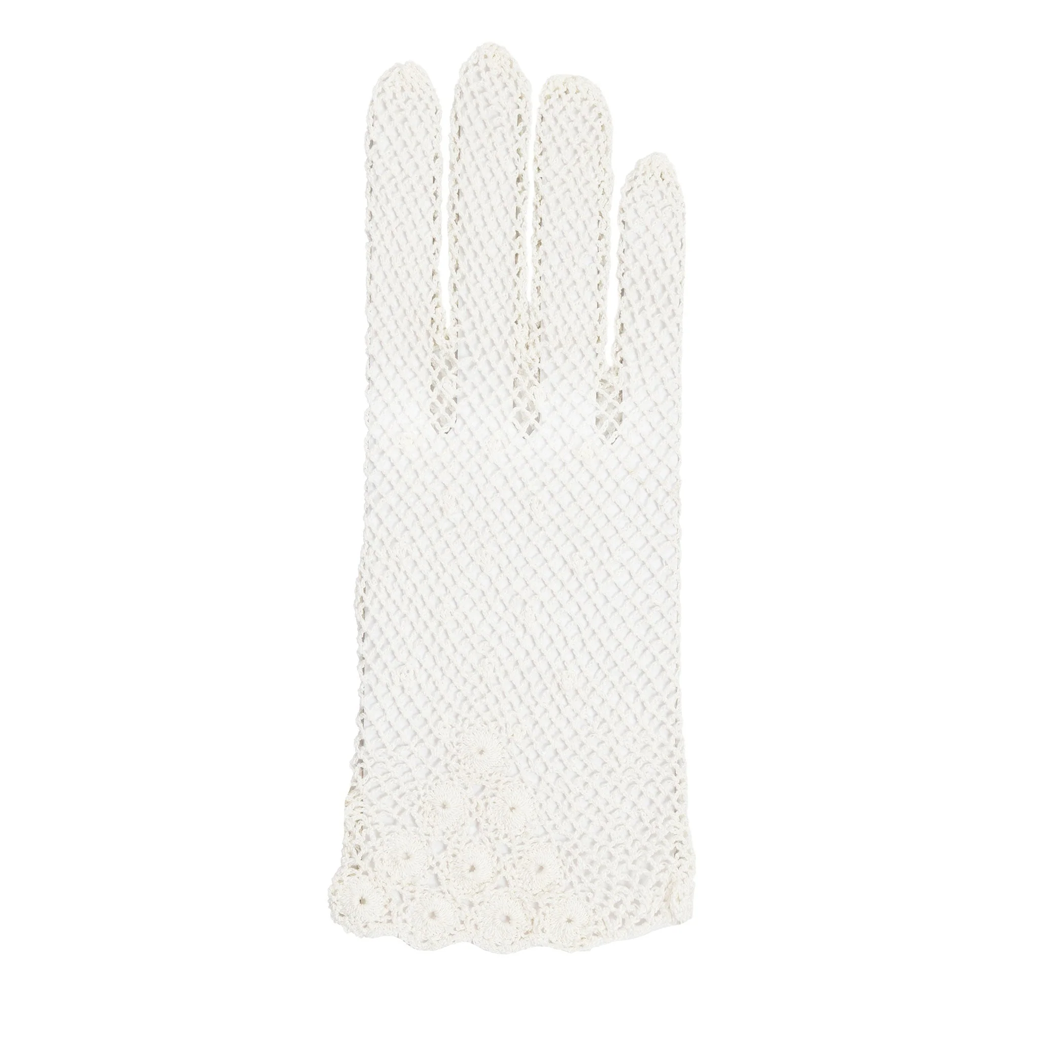 Women's Cotton Crochet Gloves - Image 13