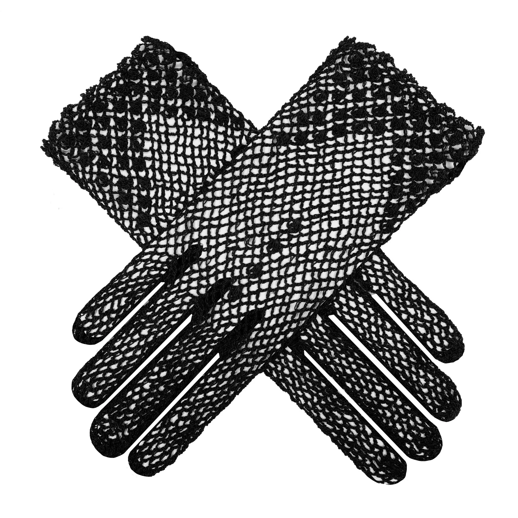 Women's Cotton Crochet Gloves - Image 20