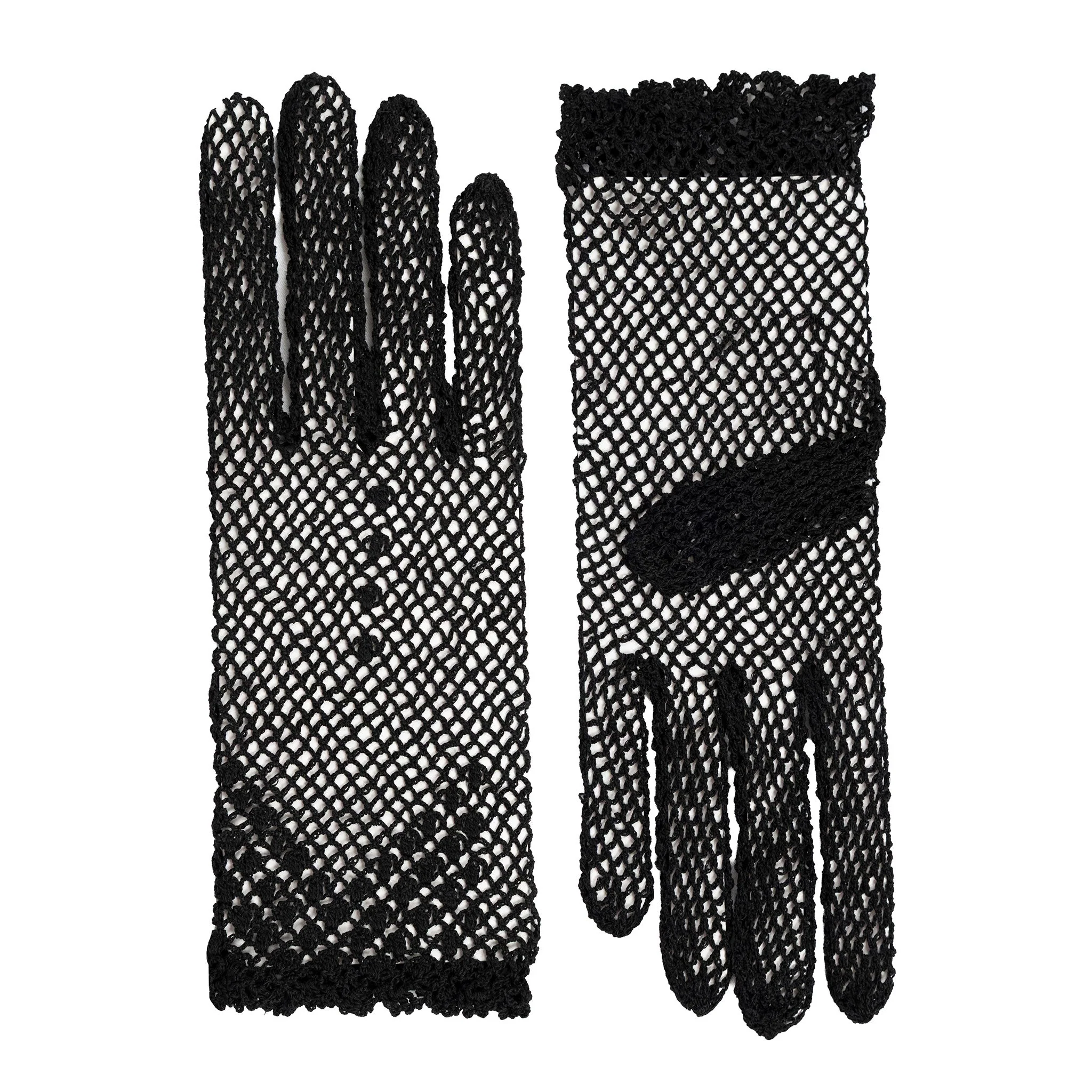 Women's Cotton Crochet Gloves - Image 21
