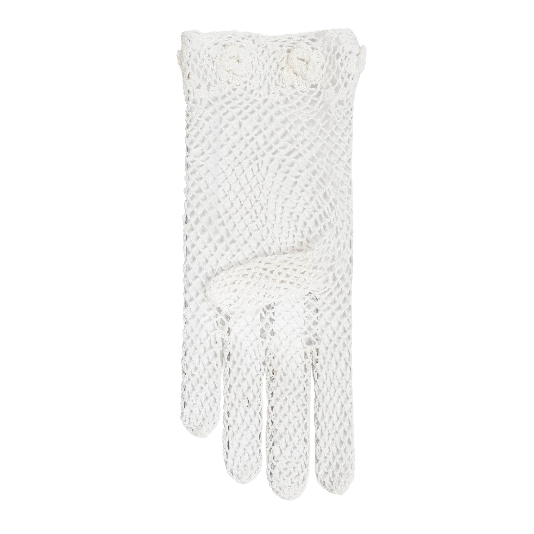 Women's Cotton Crochet Gloves - Image 33
