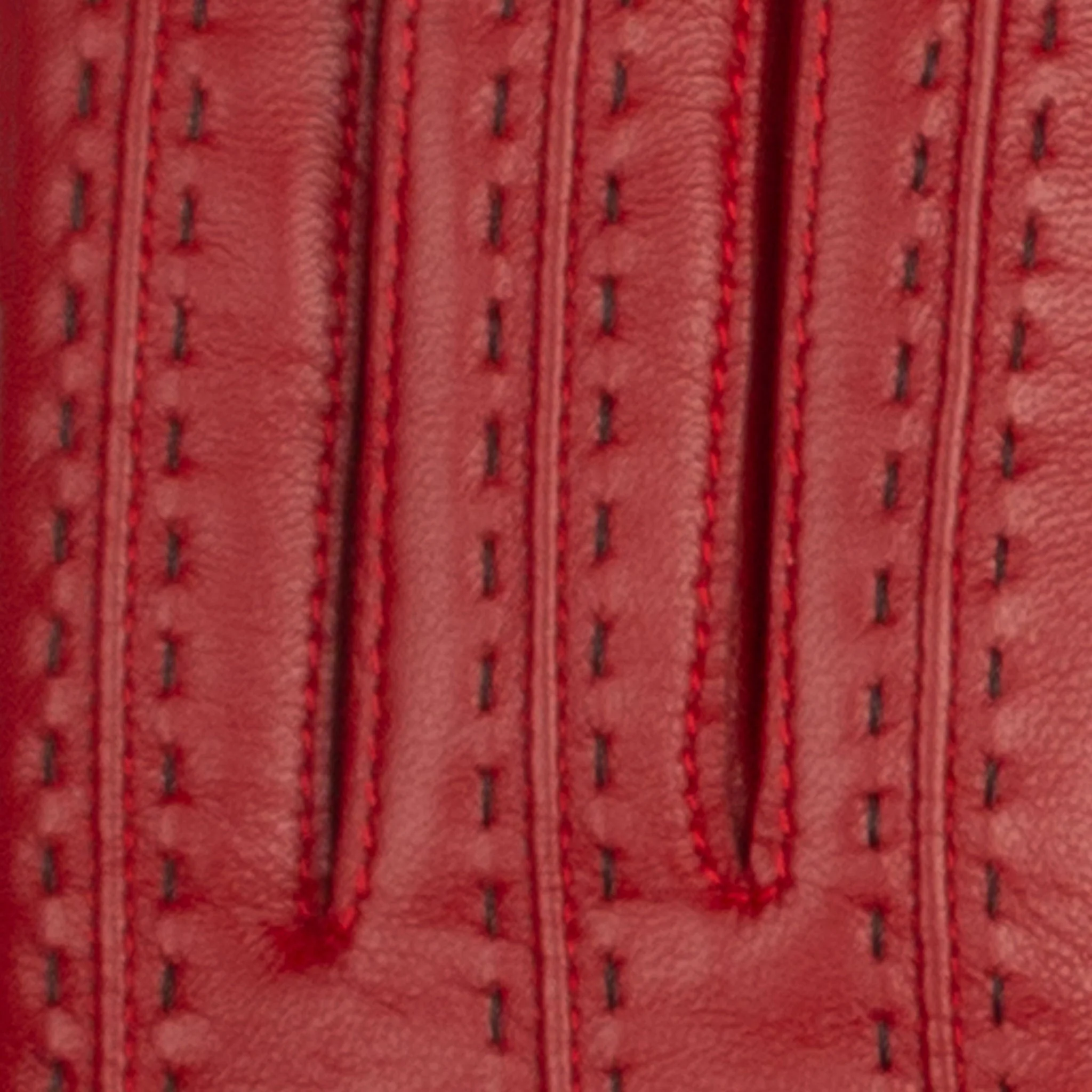 Women's Faux Fur-Lined Leather Gloves with Stitch Detail and Faux Fur Cuffs - Image 32