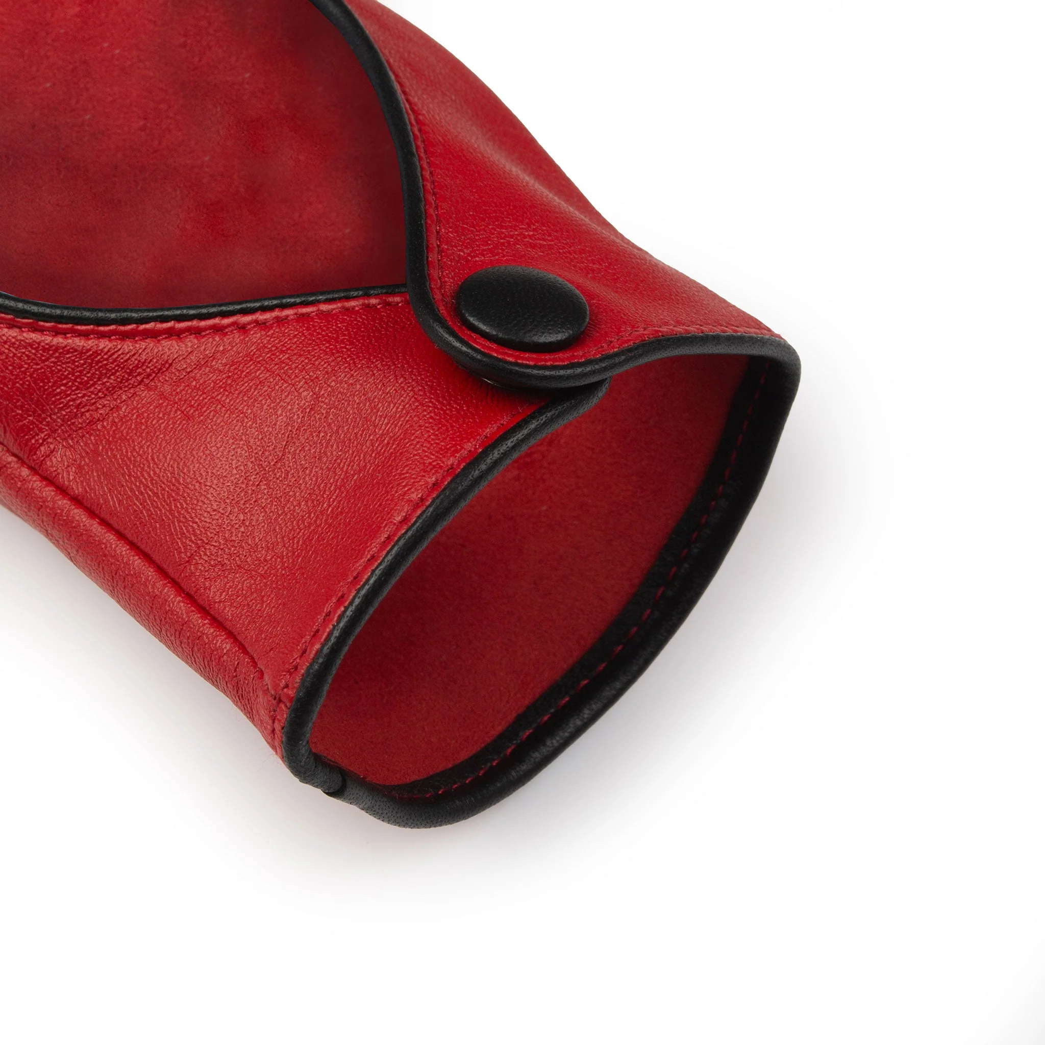 Women's Leather Driving Gloves with Heart Cut-out - Image 11
