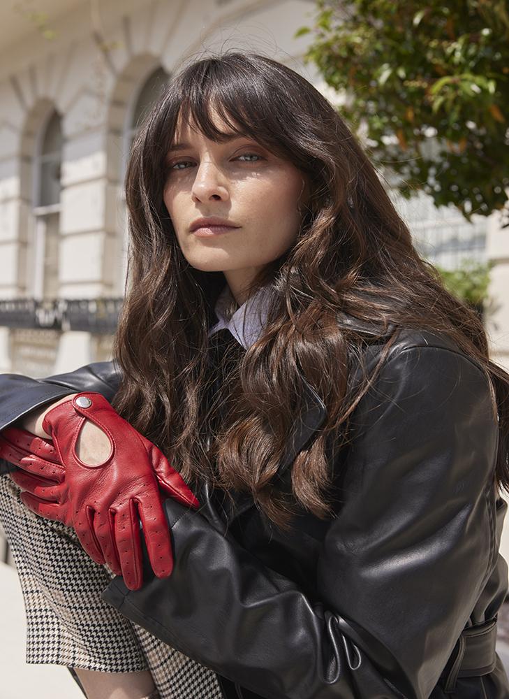 Women's Leather Driving Gloves - Image 13