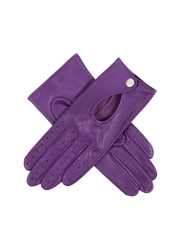 Women's Leather Driving Gloves - Image 48