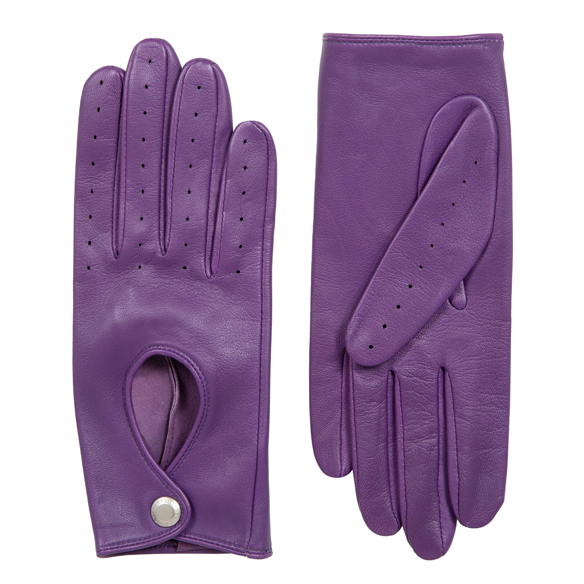 Women's Leather Driving Gloves - Image 50