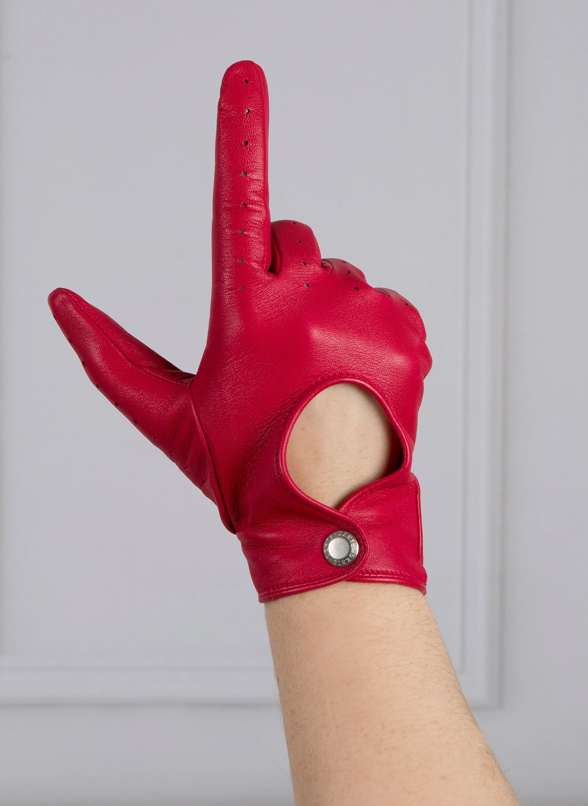 Women's Leather Driving Gloves - Image 94