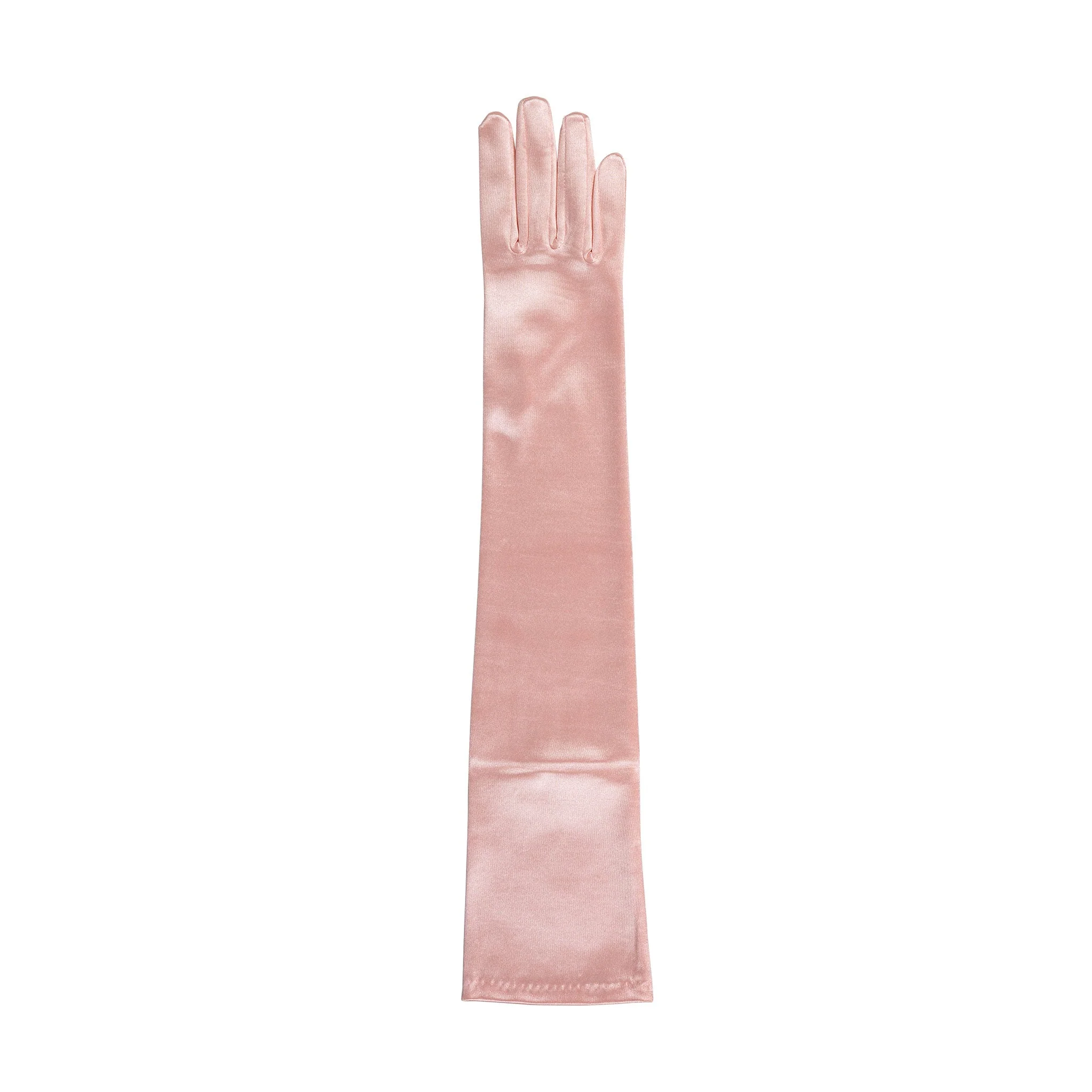 Women's Long Above-Elbow Satin Gloves - Image 16
