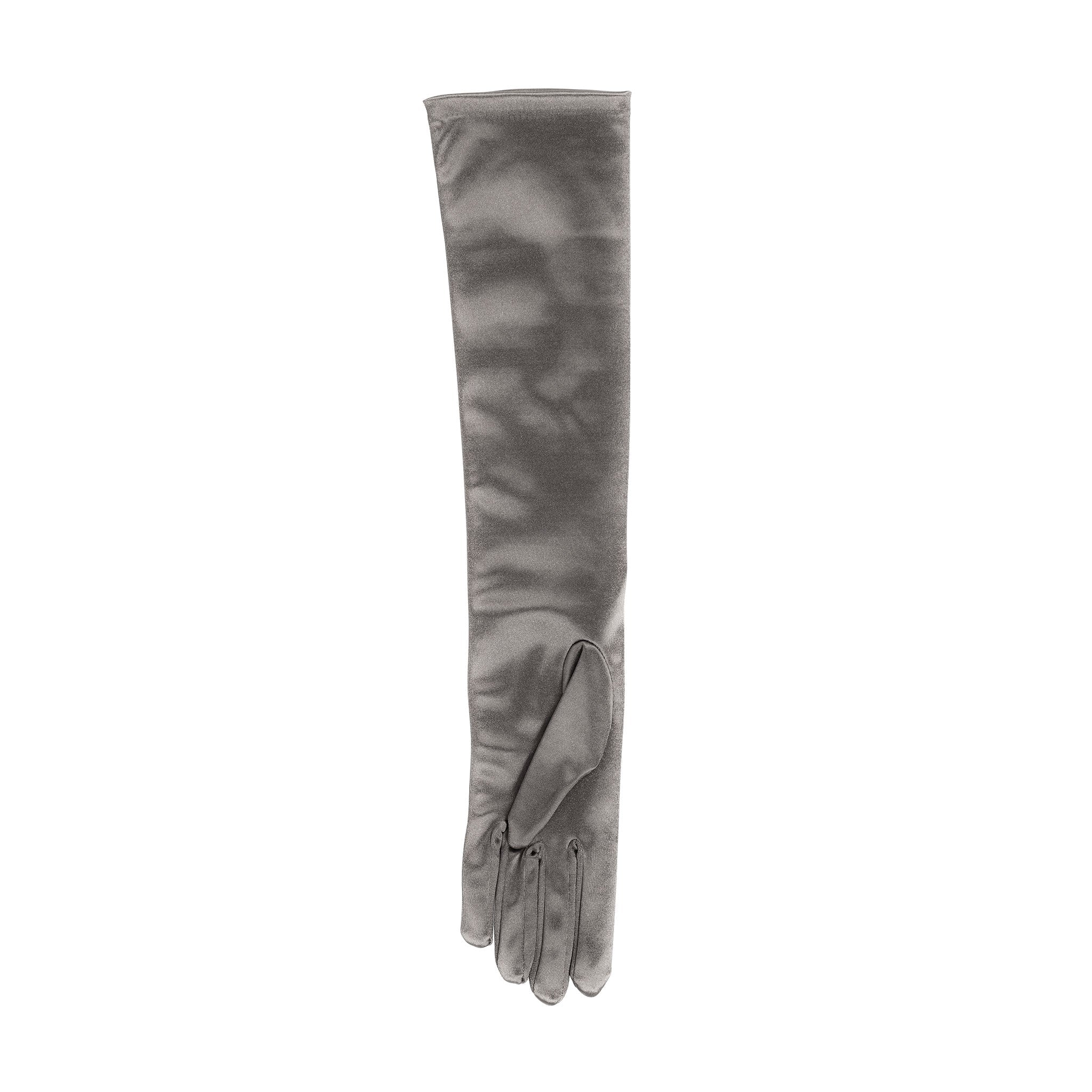 Women's Long Above-Elbow Satin Gloves - Image 41
