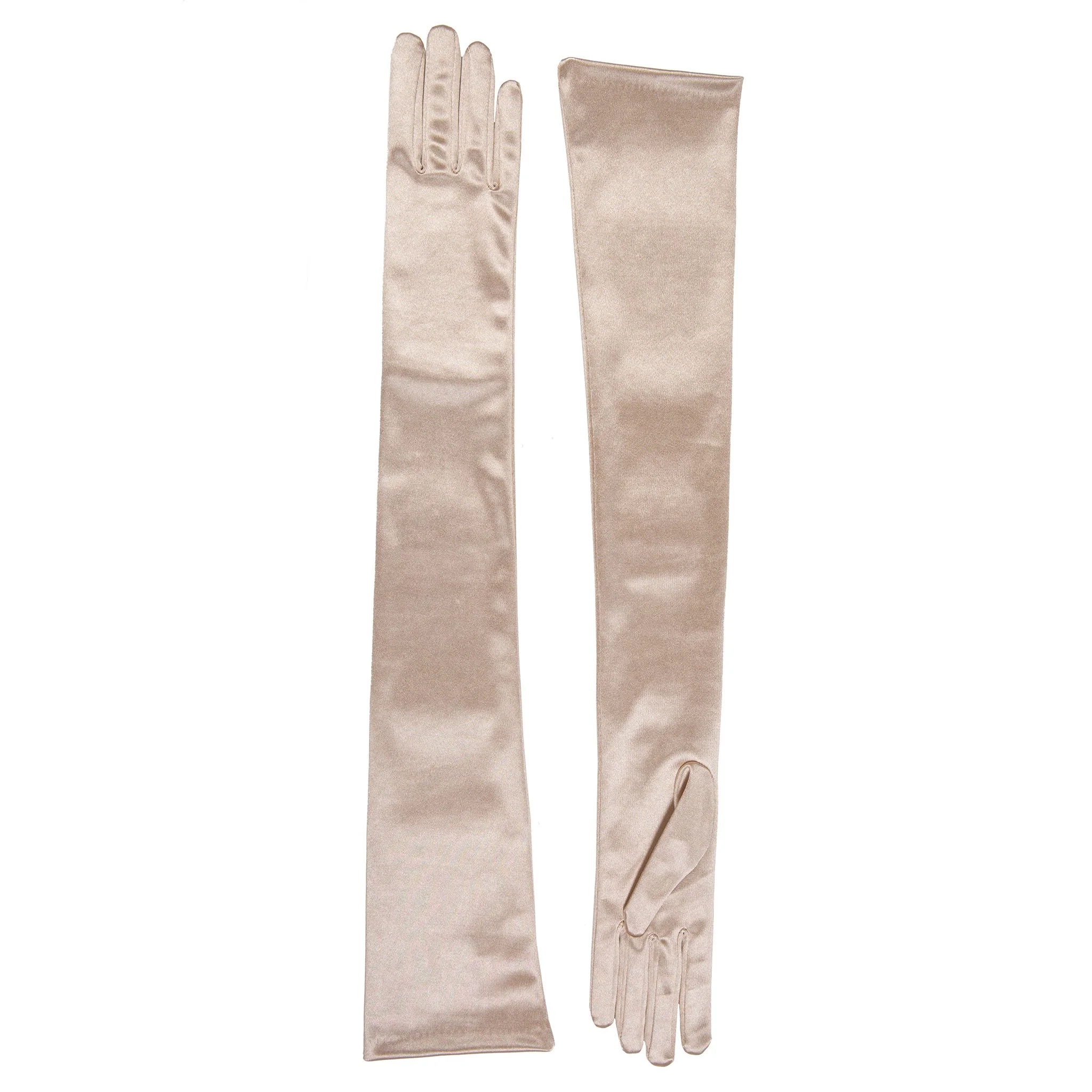 Women's Long Opera Satin Gloves - Image 100