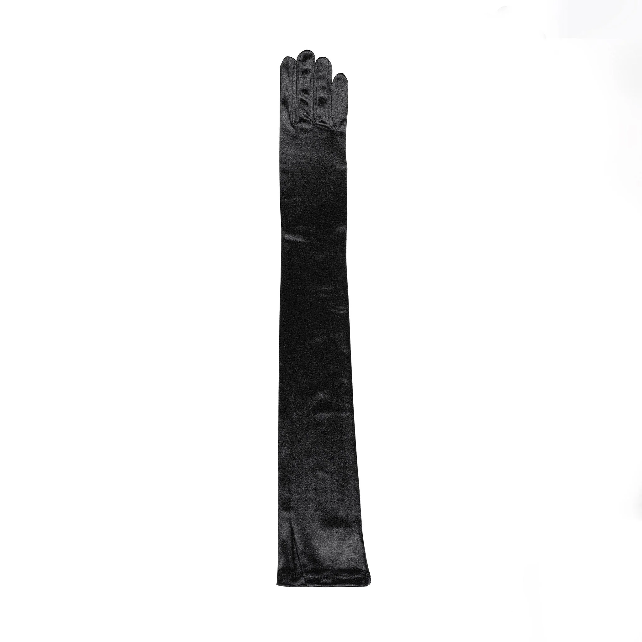 Women's Long Opera Satin Gloves - Image 5