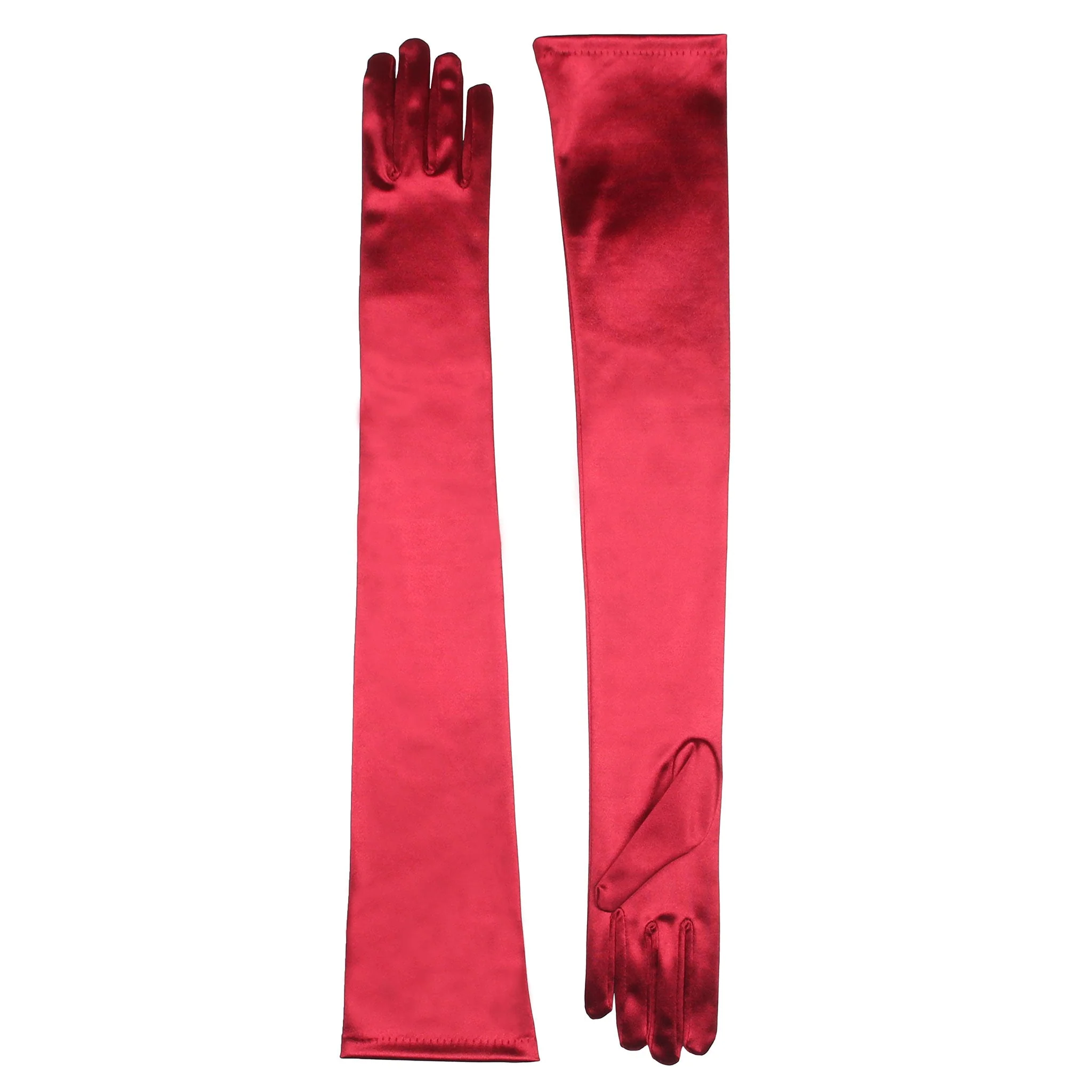 Women's Long Opera Satin Gloves - Image 77