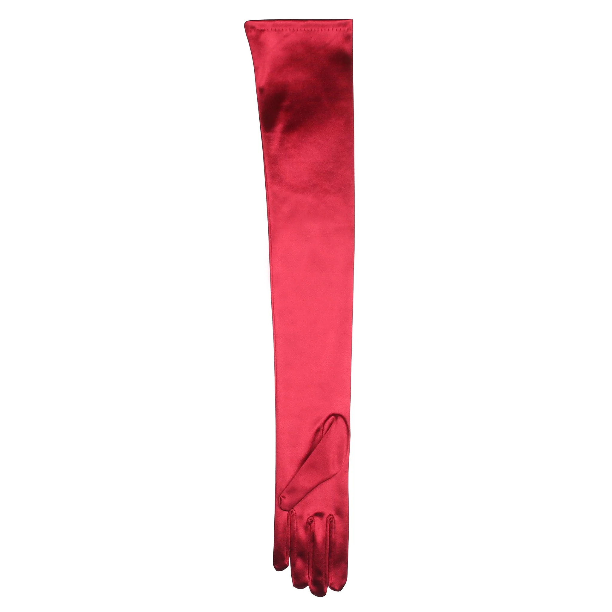Women's Long Opera Satin Gloves - Image 80